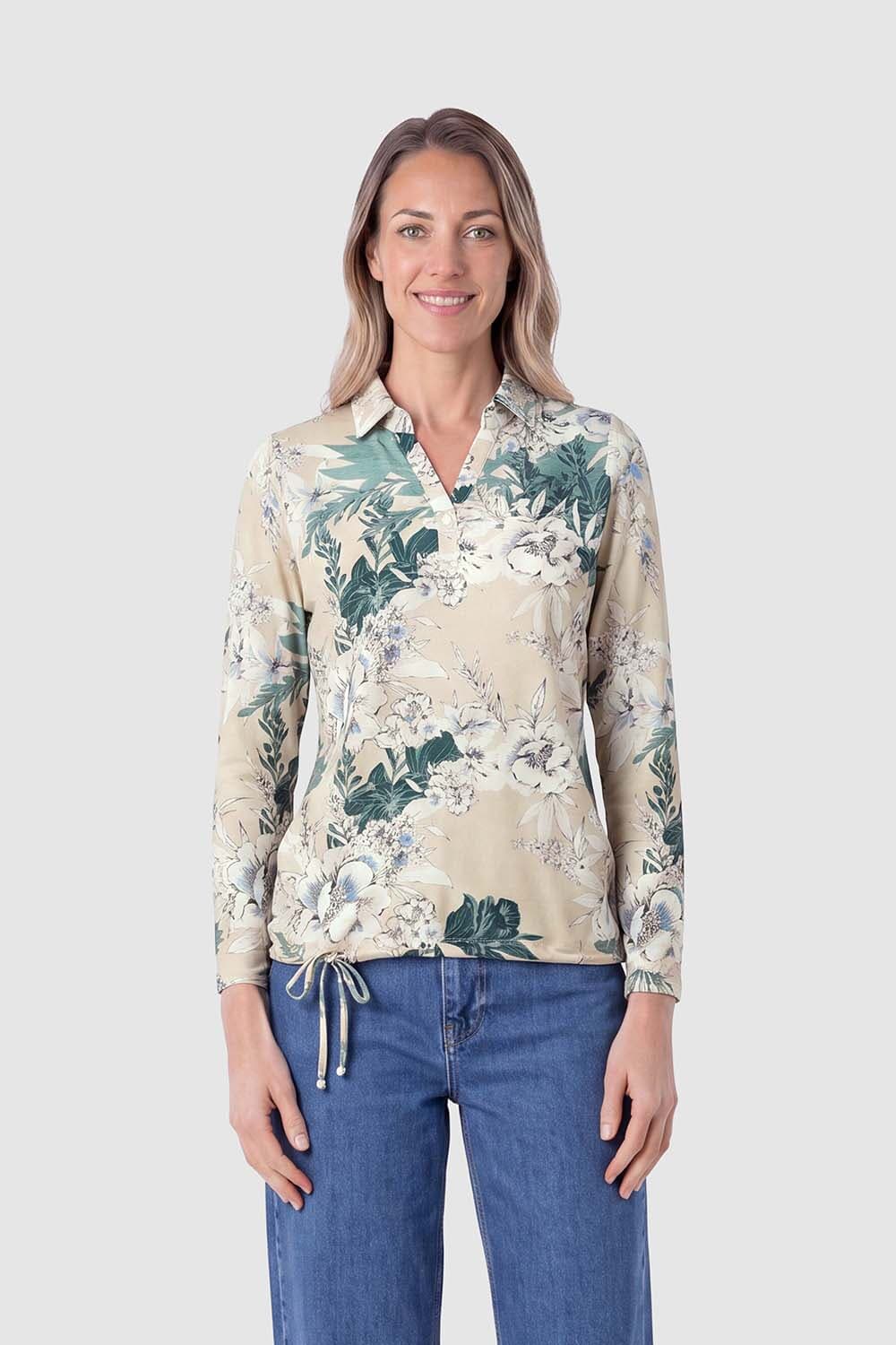 Bloomings Top Beige