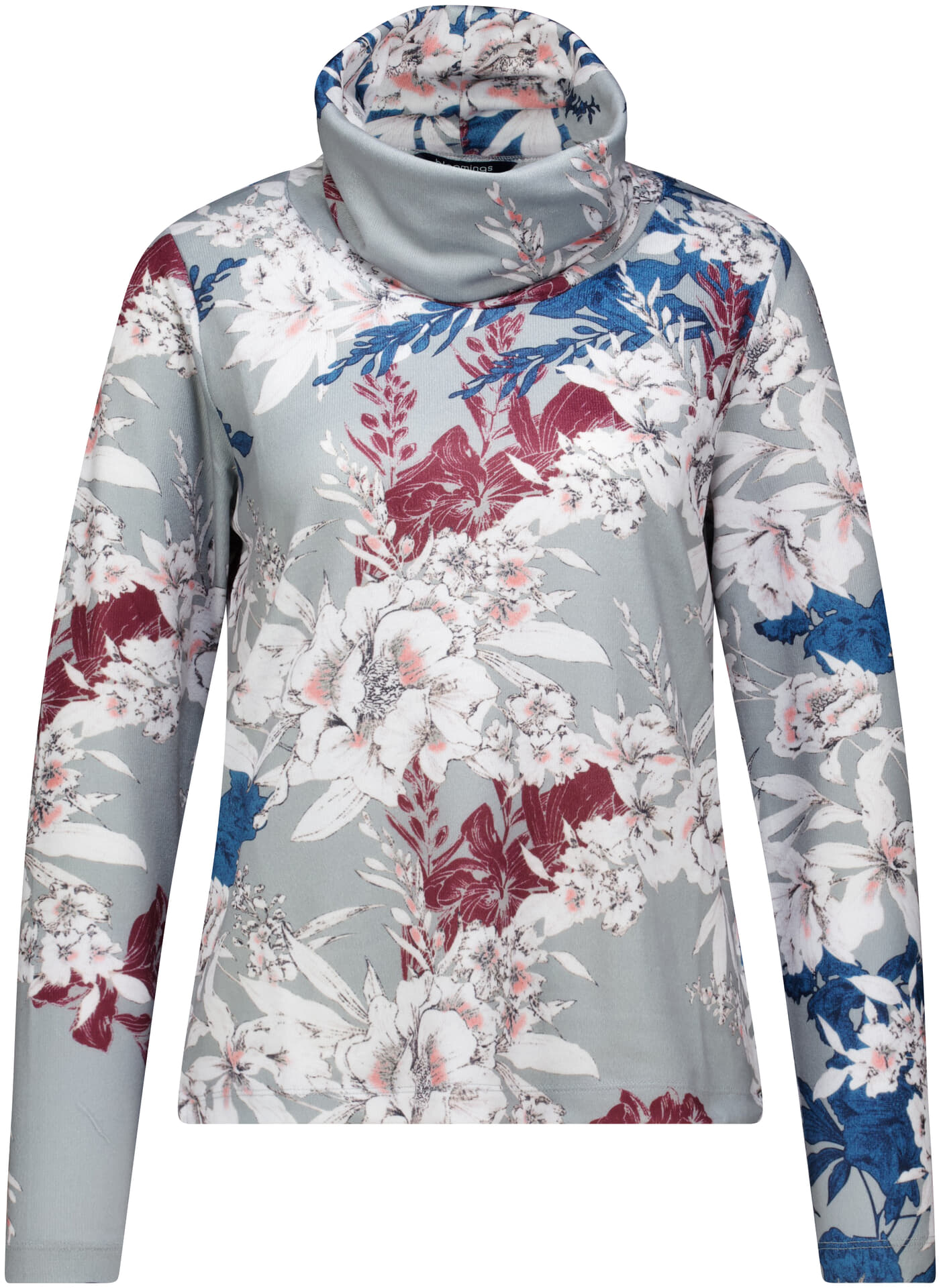 Bloomings Top Loose turtle Grijs