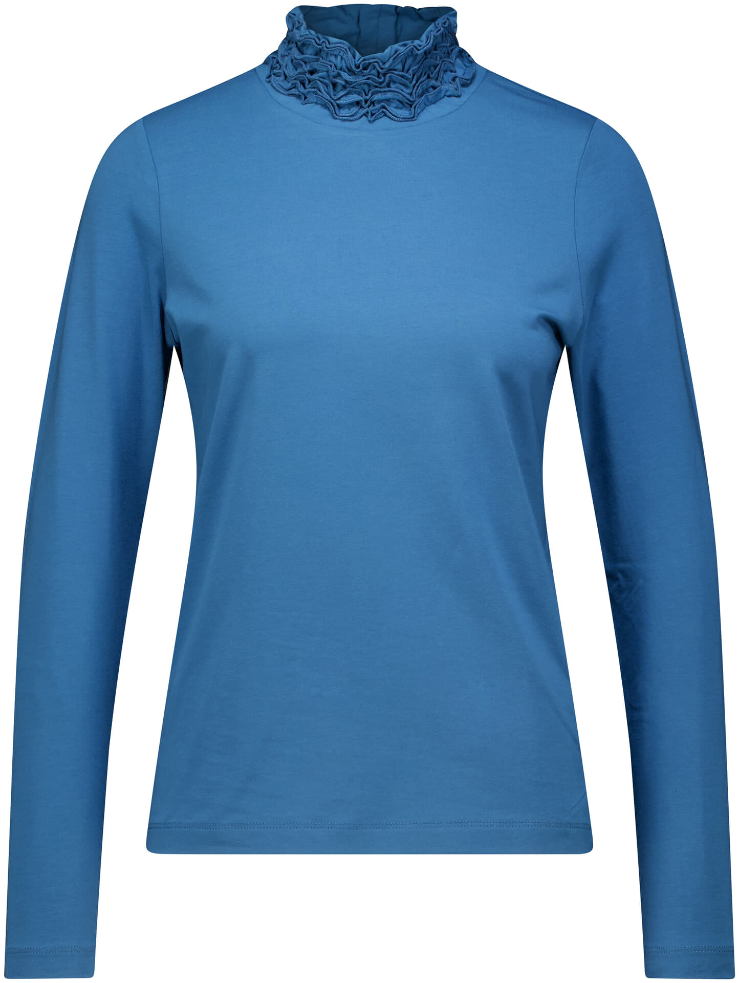 Bloomings Top Ruffle Blauw