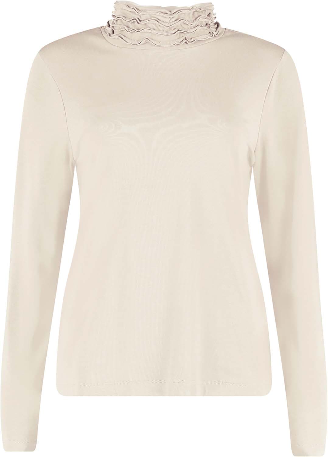 Bloomings Top Ruffle Off White