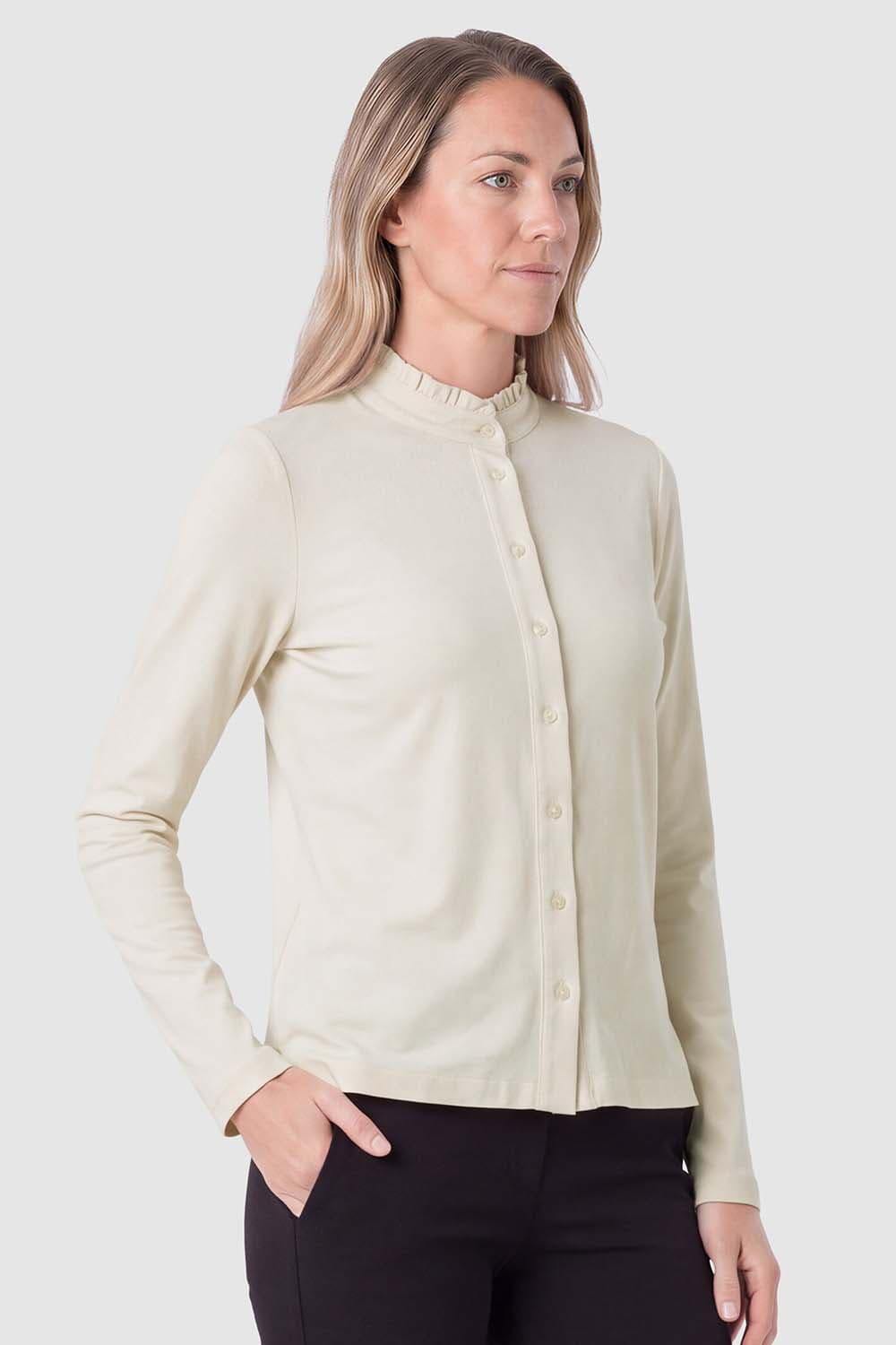 Bloomings Blouse Jersey Off White