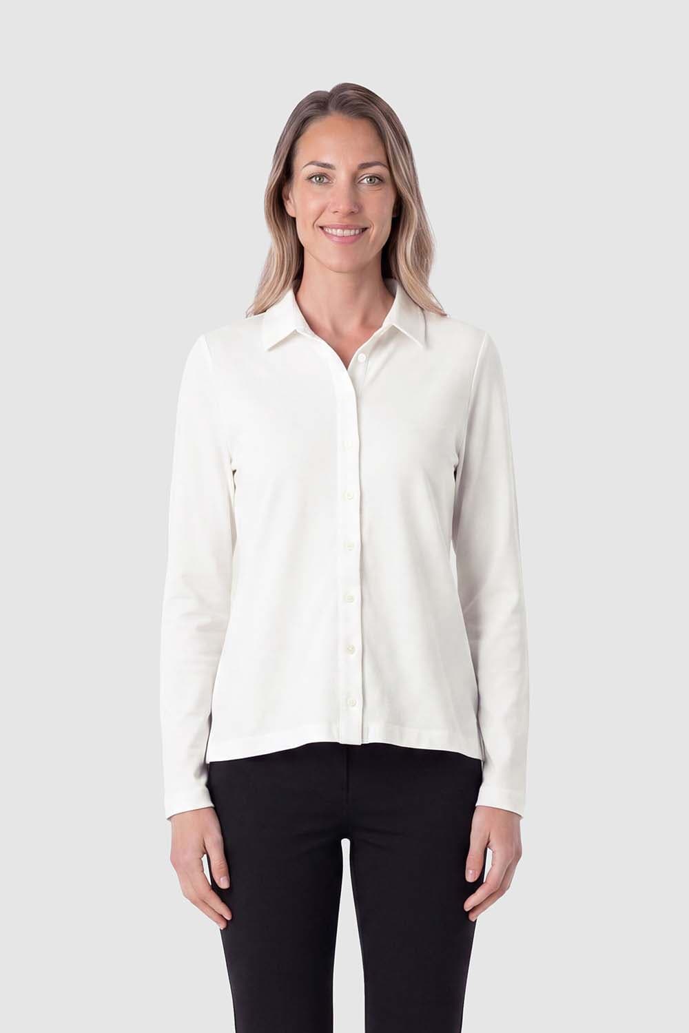 Bloomings Blouse Jersey Off White