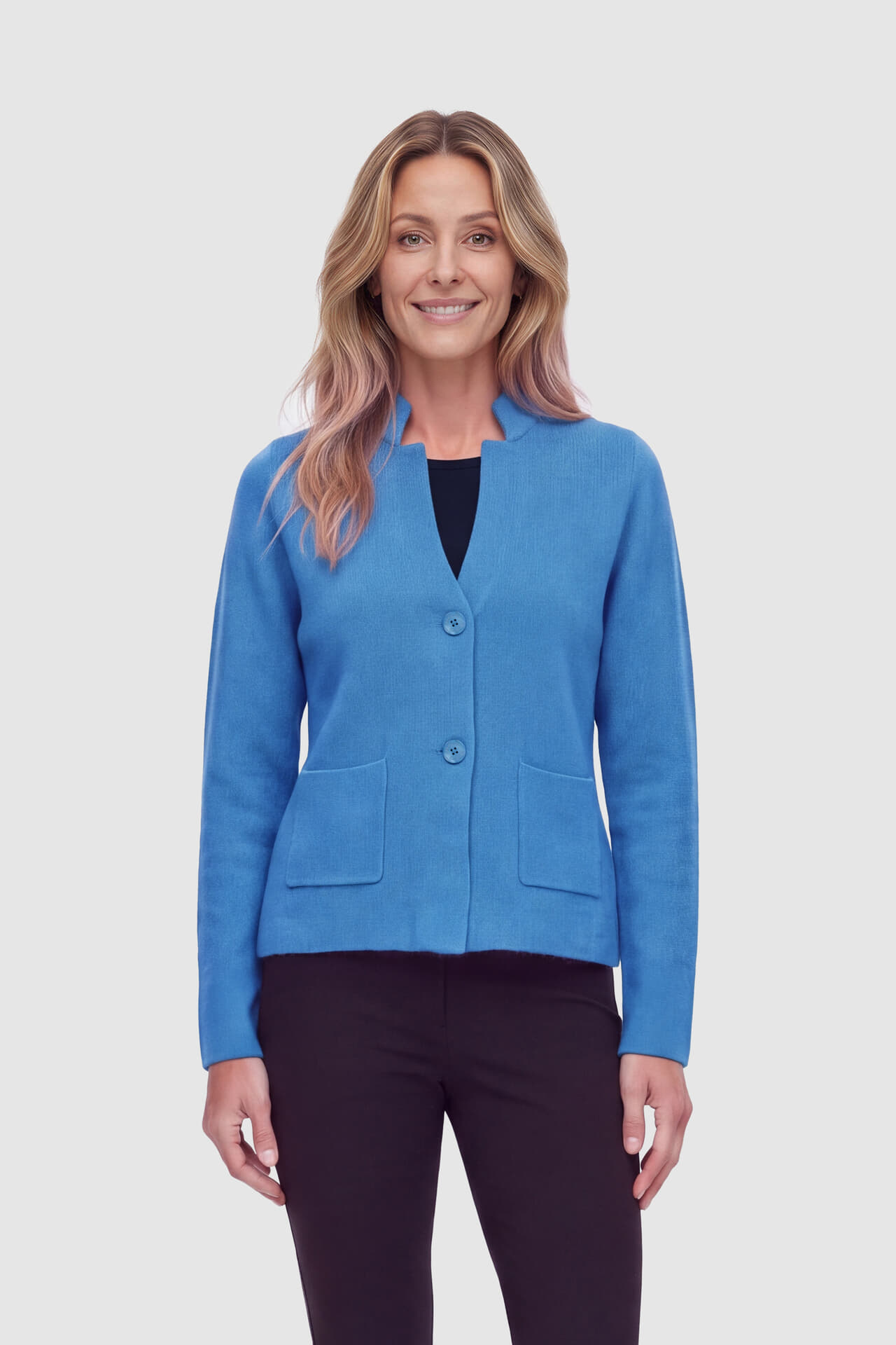 Bloomings Vest Blazer  Blauw