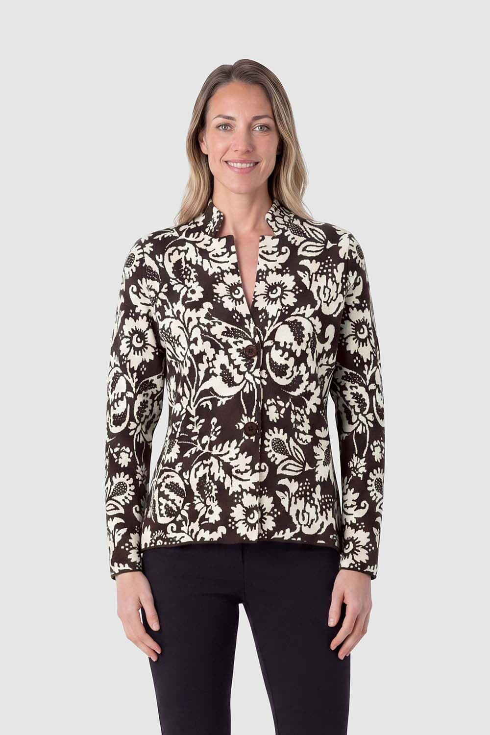 Bloomings Vest Blazer Bruin