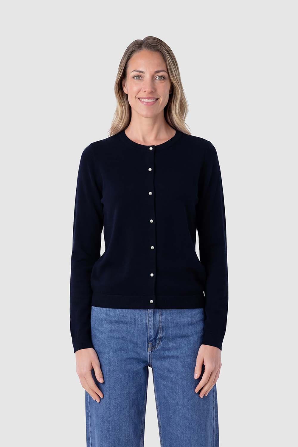 Bloomings Vest Pearl Navy