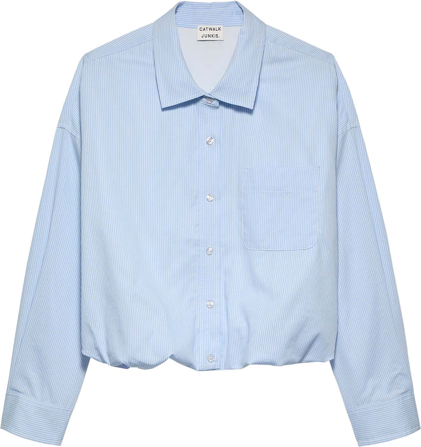 Catwalk Junkie Blouse Tuck in Blauw