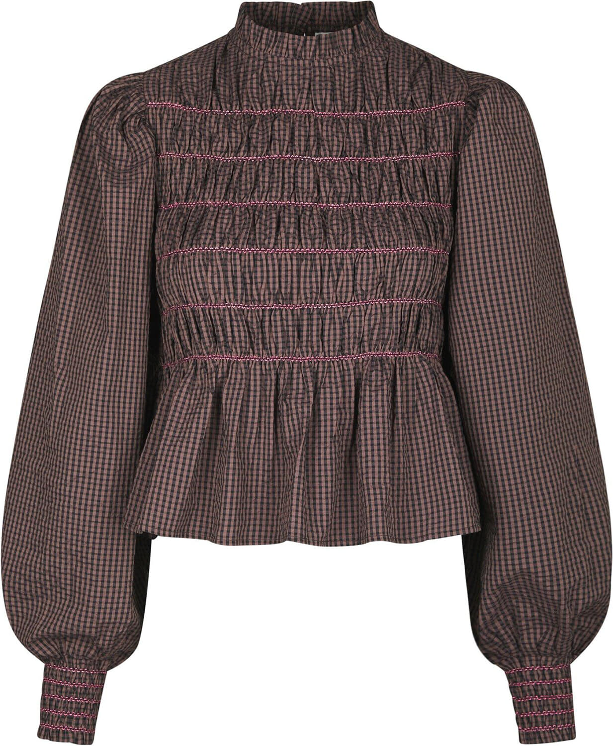 Neo Noir Blouse Oliana Bruin