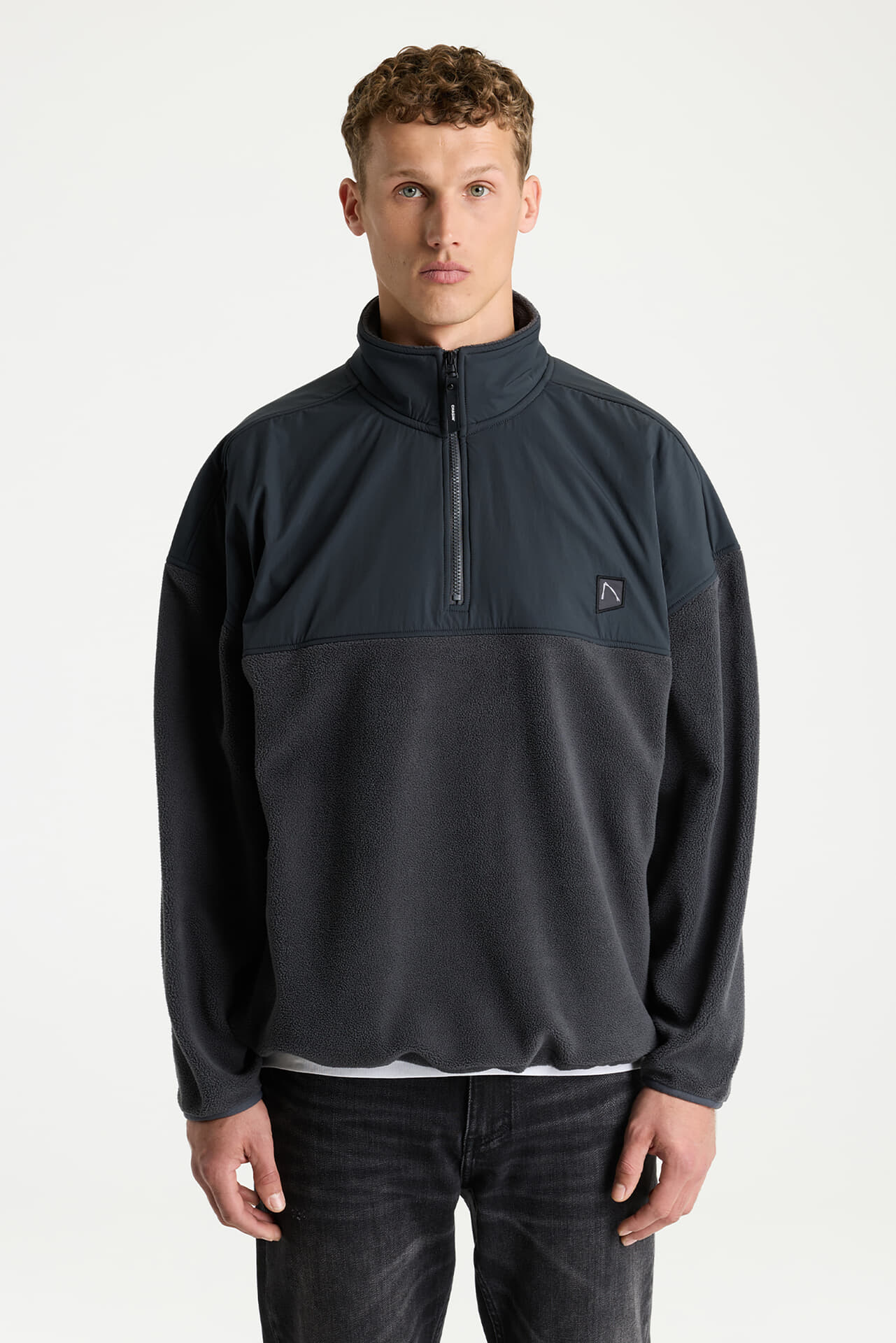 Chasin Half-zip Trui Ridge Zwart