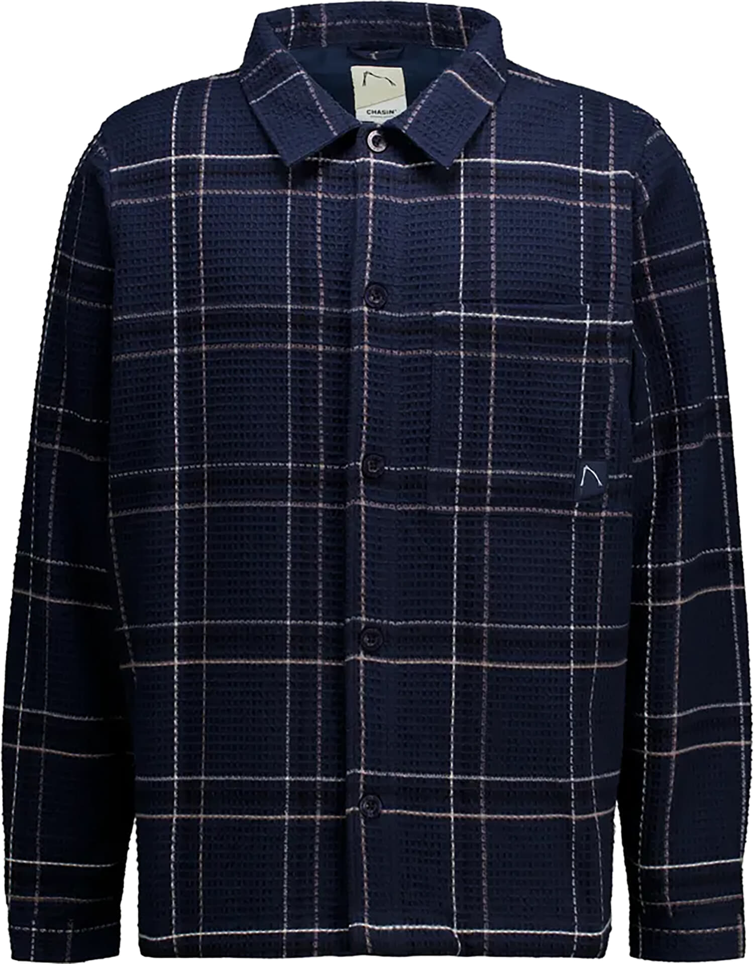 Chasin Overhemd Jaxon Grid Navy
