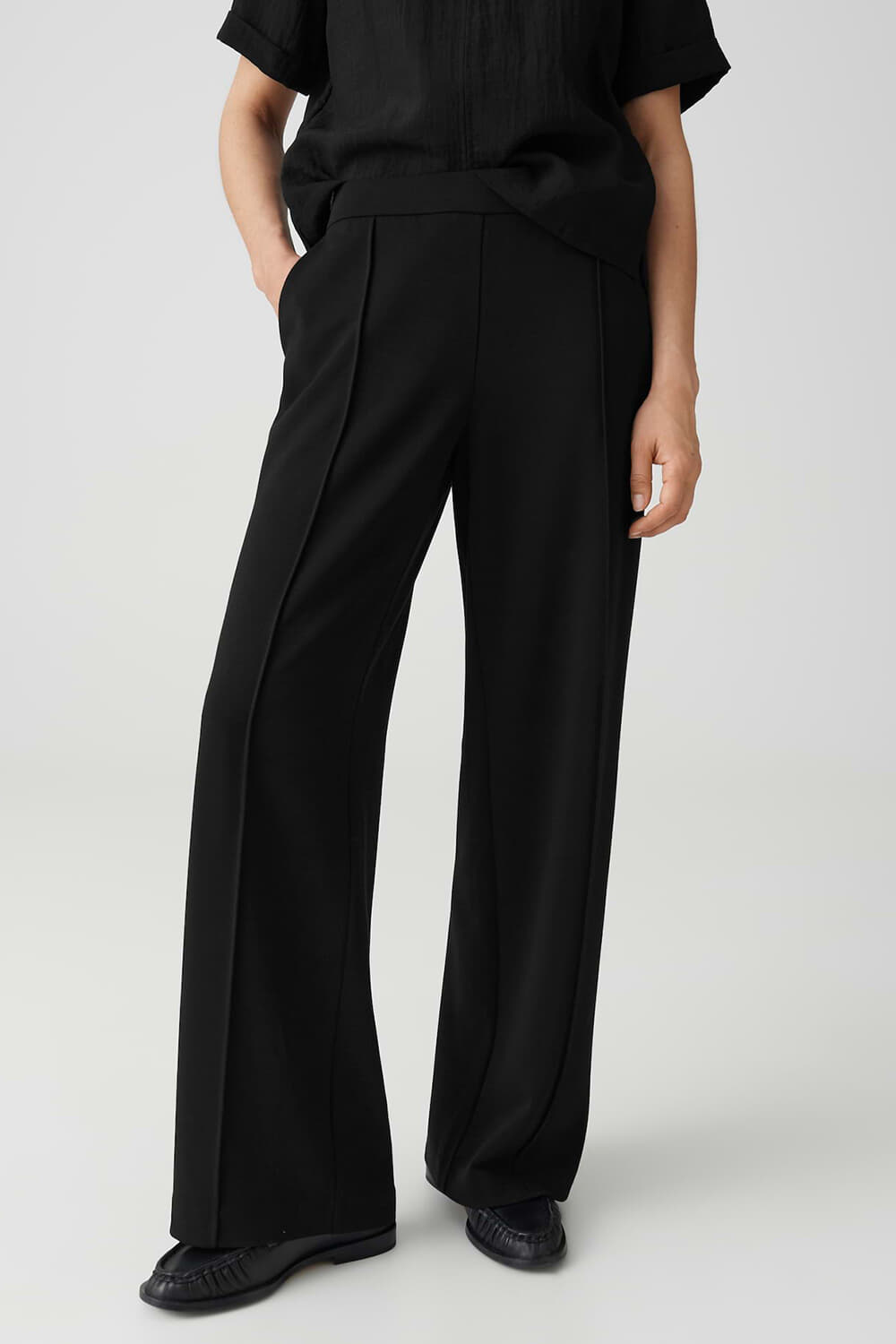 Opus Joggingbroek Melane chill Zwart