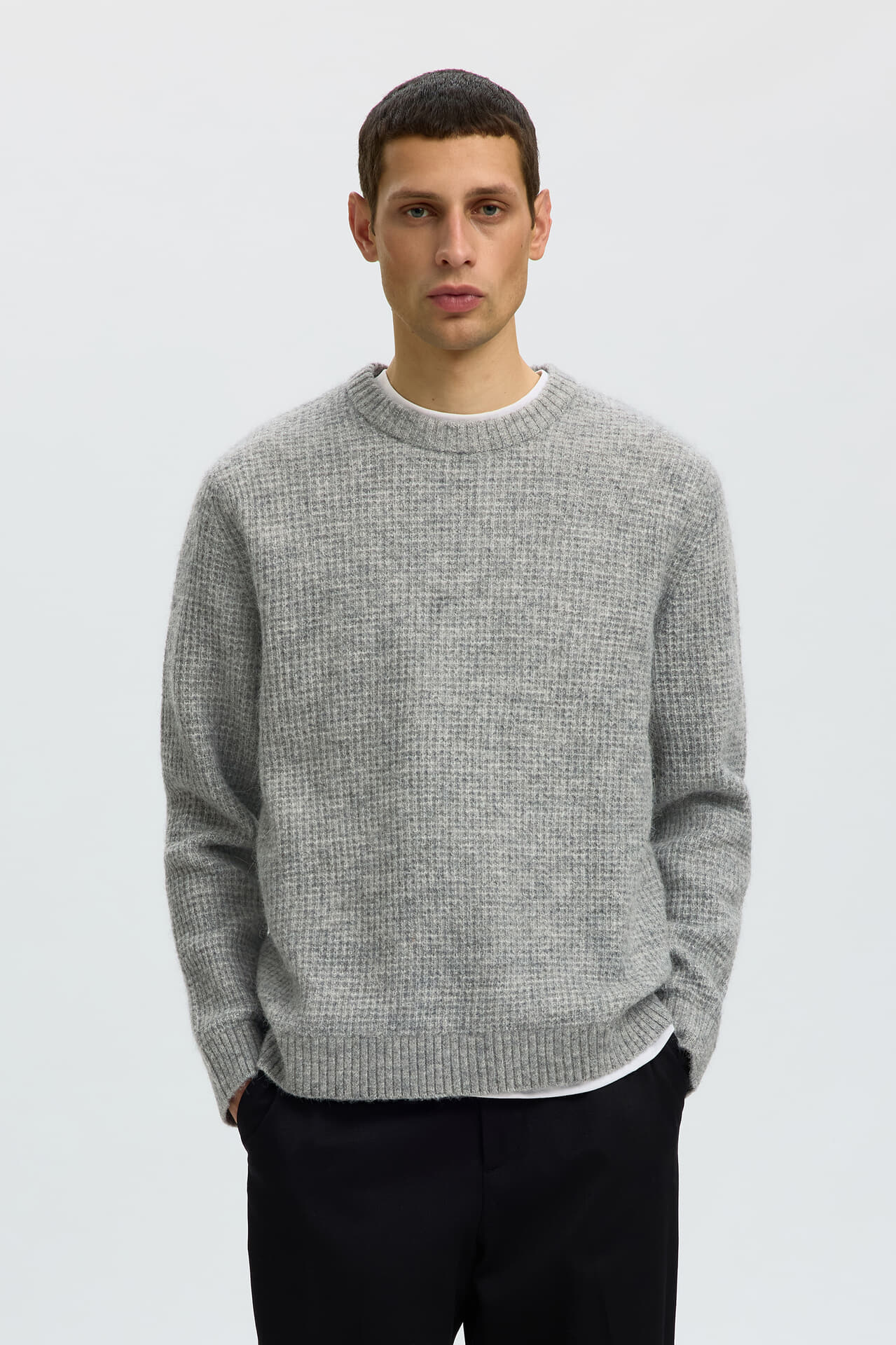 Selected Homme Trui Rai  Grijs
