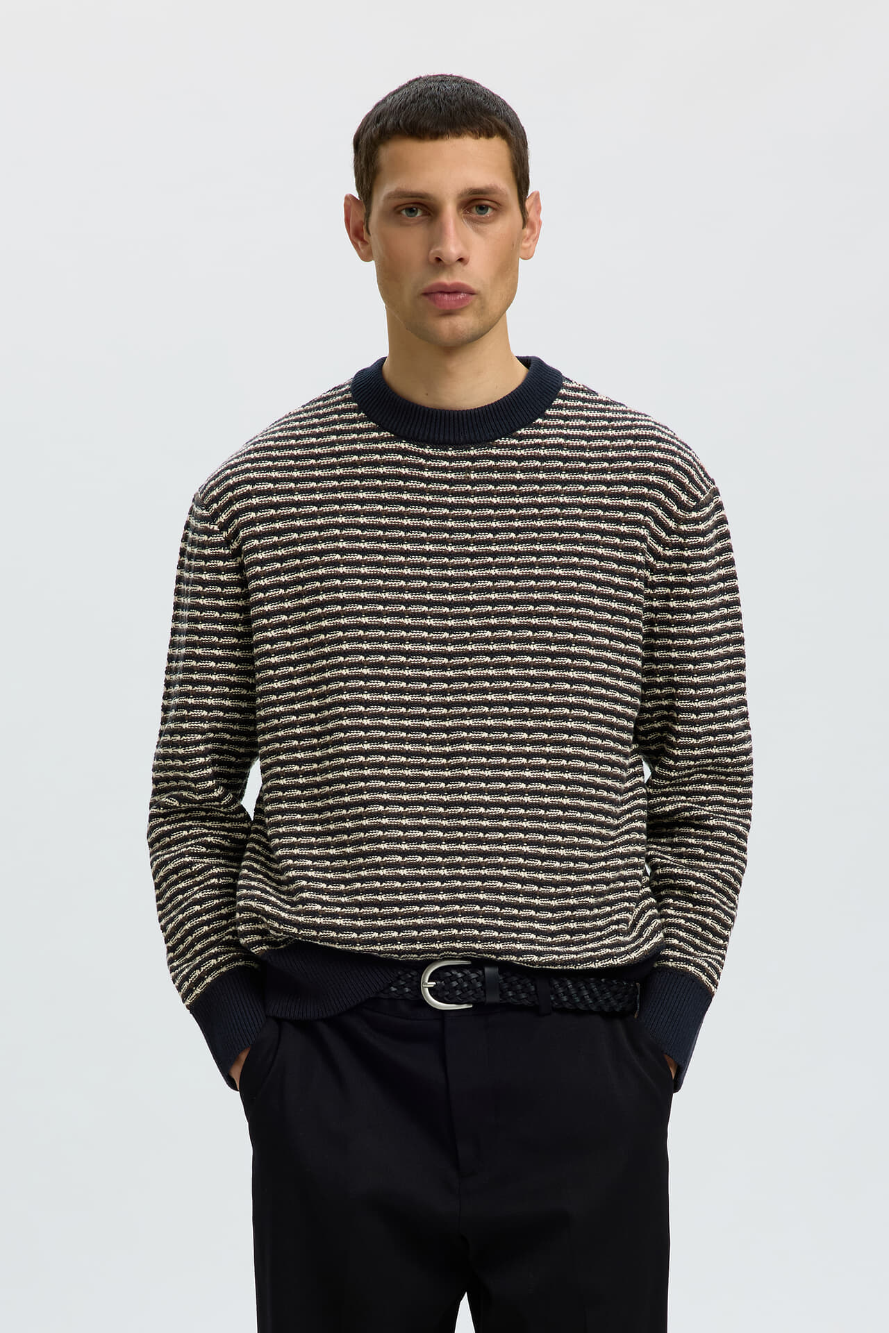Selected Homme Trui Darrell Structure Navy