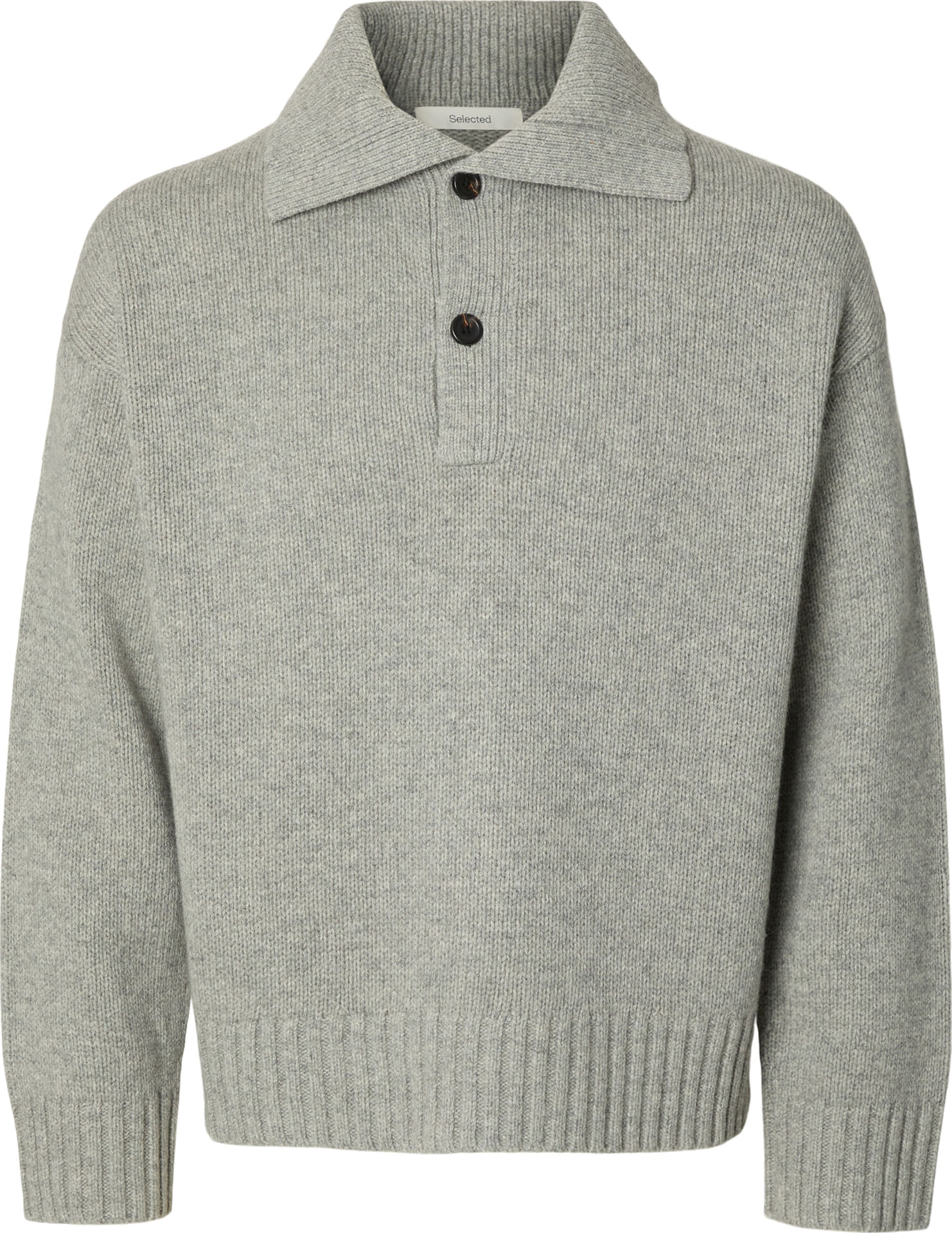 Selected Homme Polotrui Cody Rlx Collar Grijs