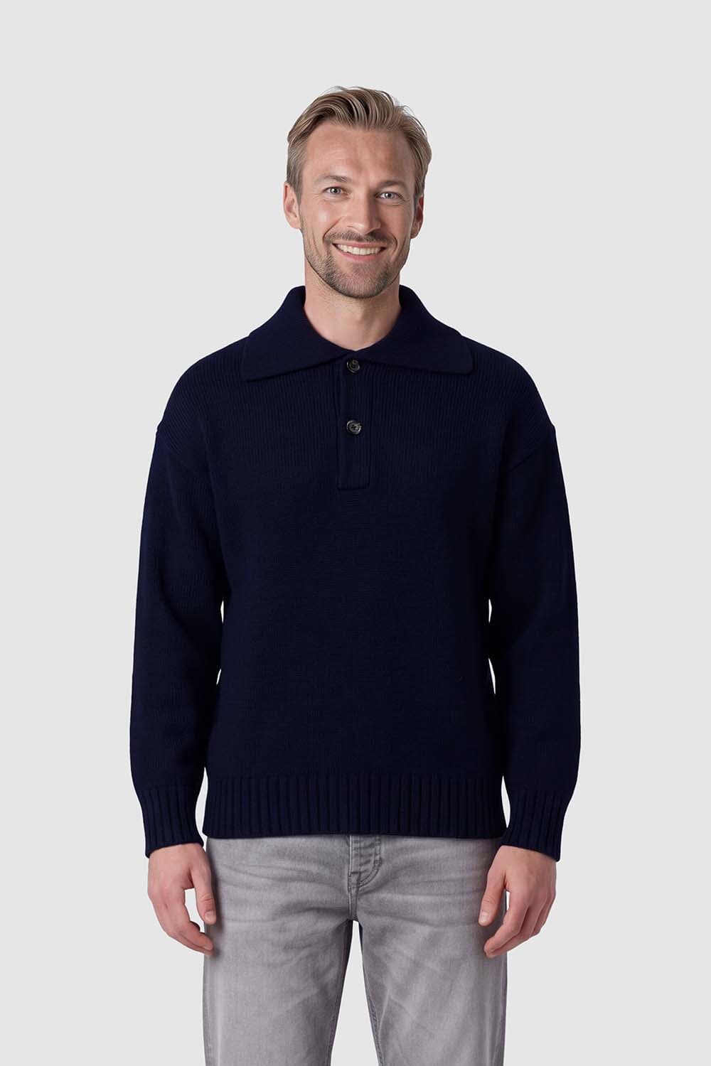 Selected Homme Polotrui Cody Rlx Collar Navy