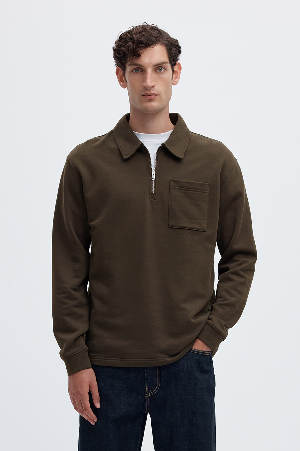 Selected Homme Sweater Half-zip  Scott Bruin