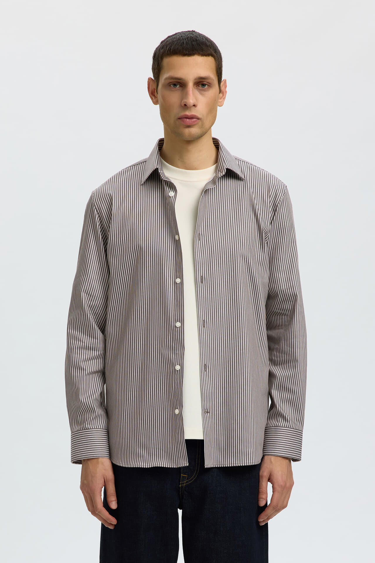 Selected Homme Overhemd Filip Performance Slimfit Multi