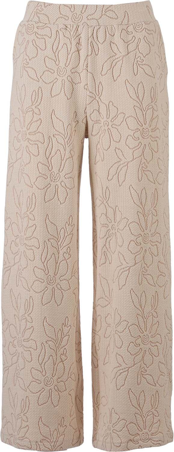 Enjoy Pantalon Bloem Jacquard Beige