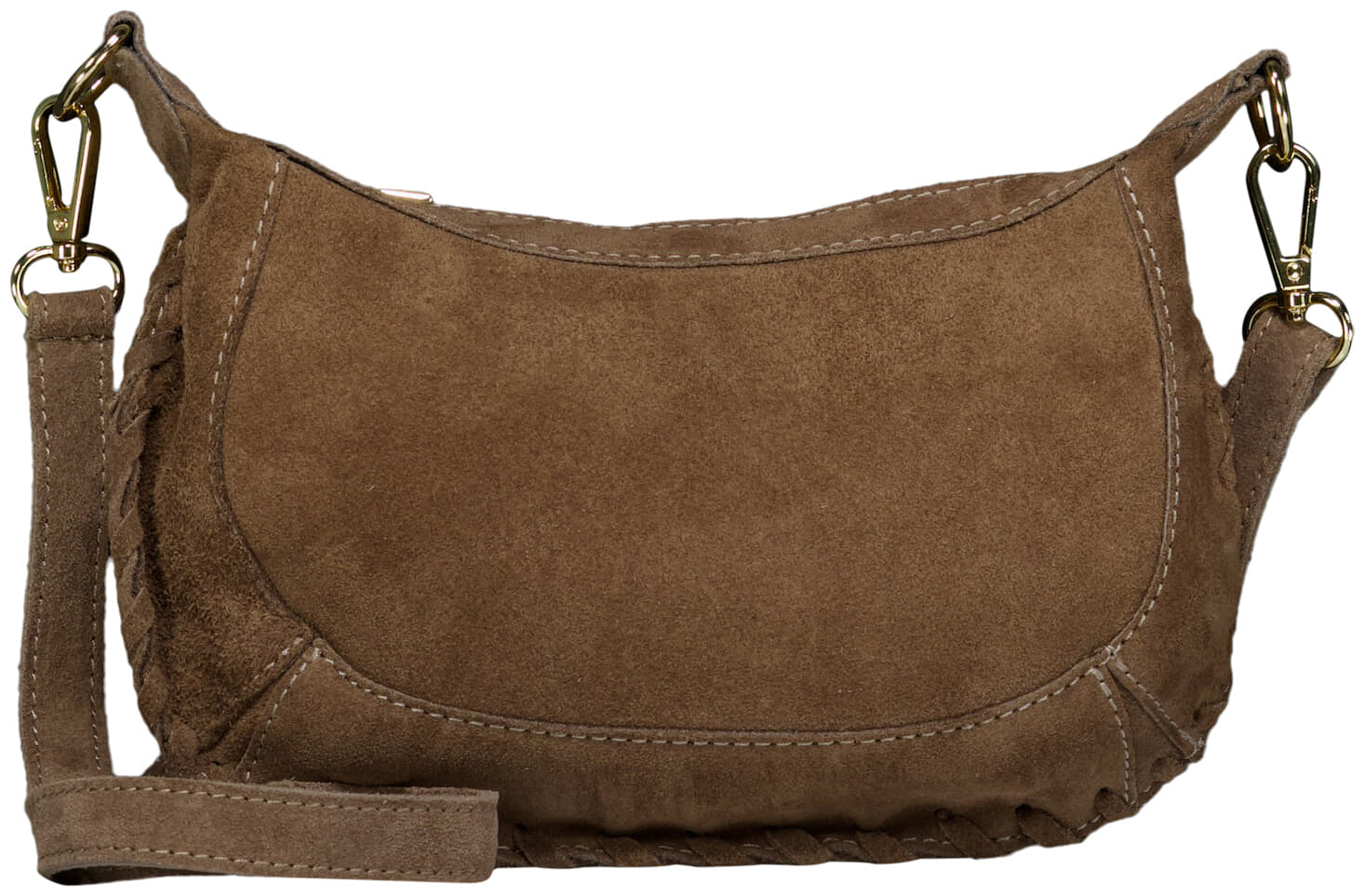 Bomont Tas Helin Suede Taupe
