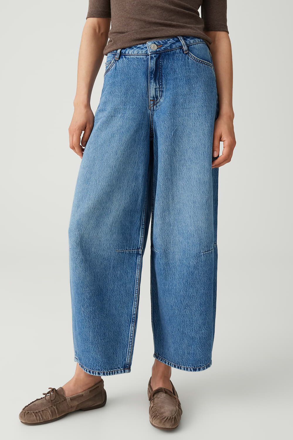 Opus Jeans Lolah Paris Barrel Blauw