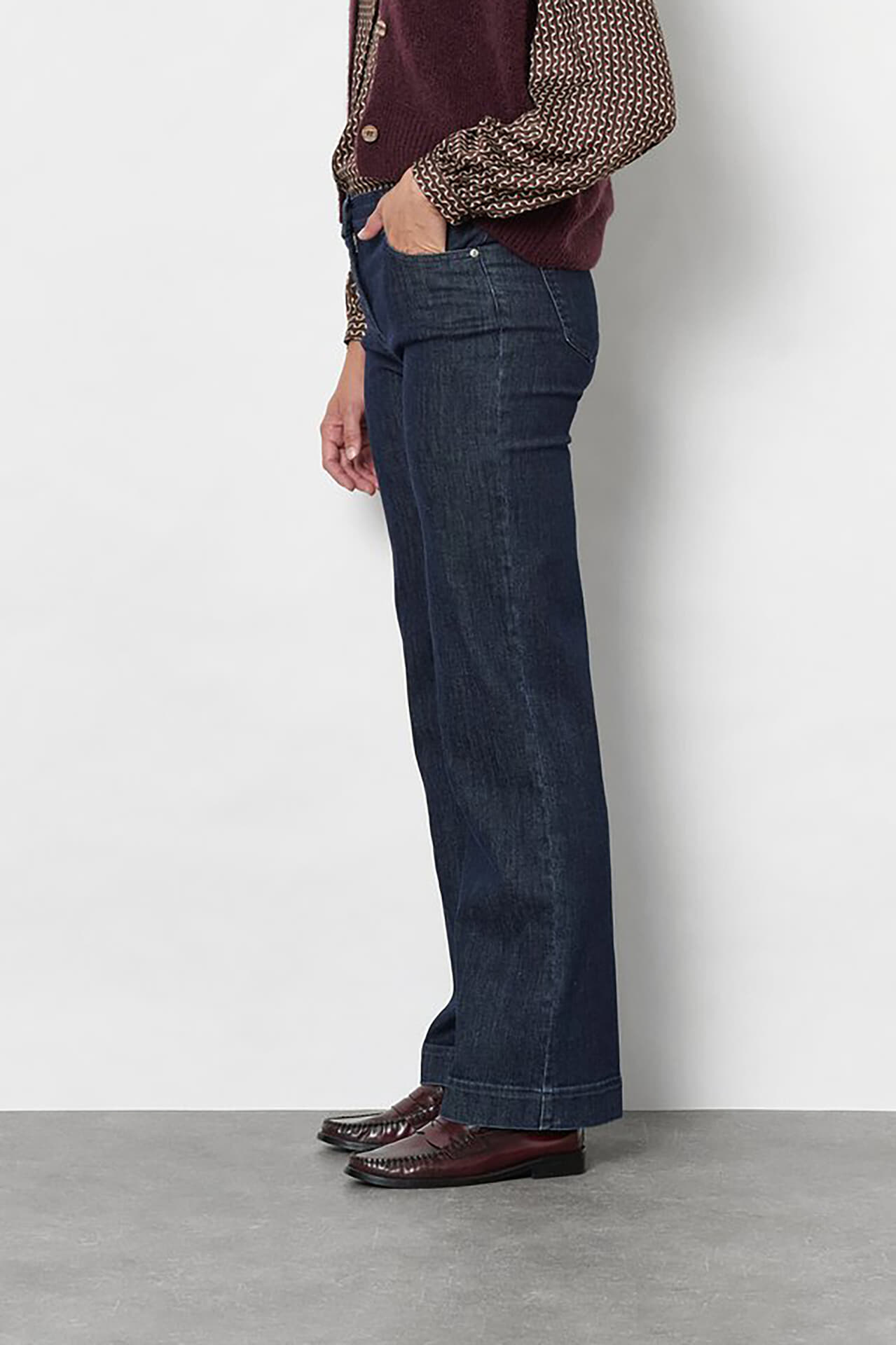 Toni Broek Jenny Wide Donker Navy