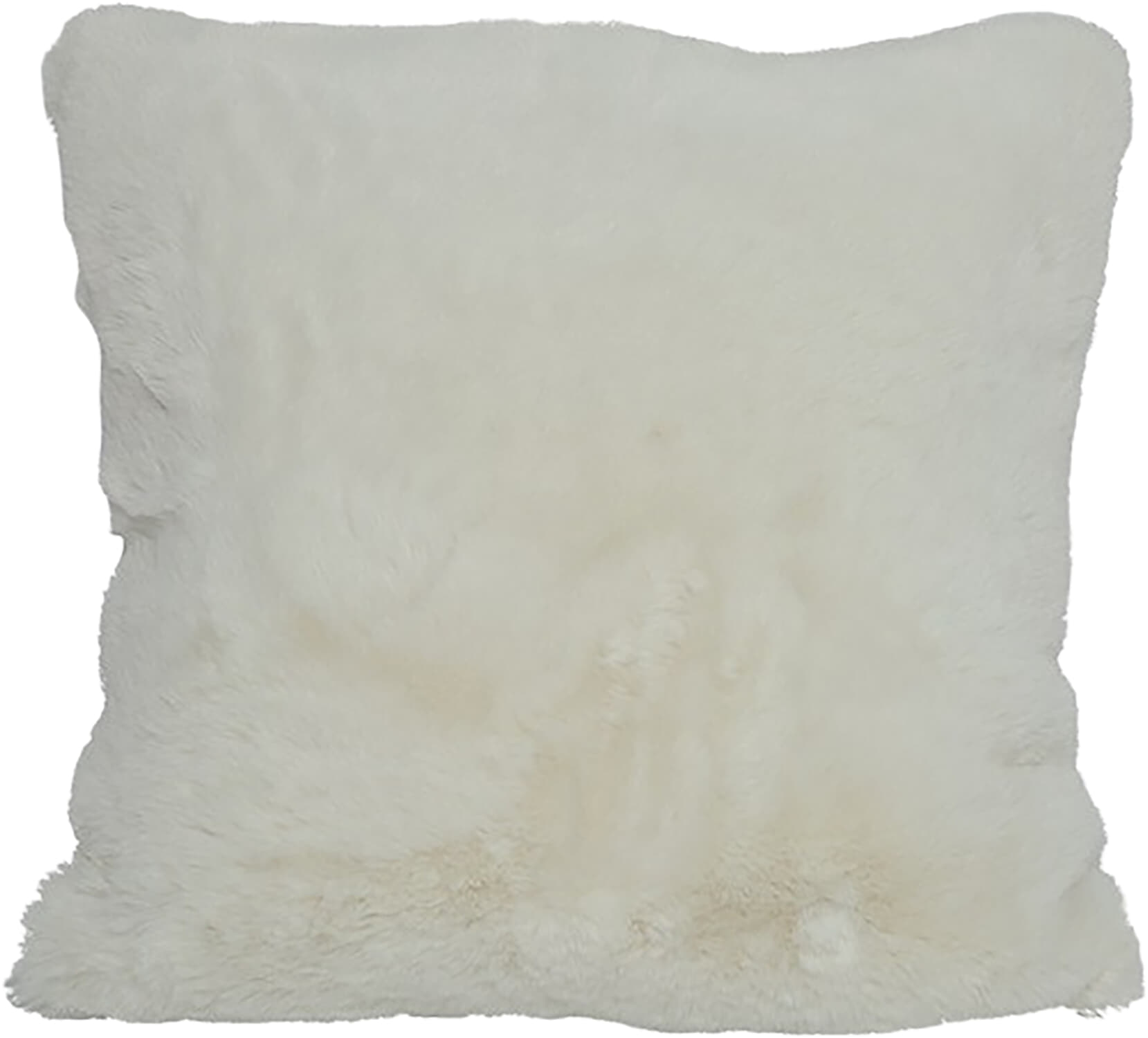 Bomont Collection Kussen Imitatiebont Cosy Blanca wit 45x45x12CM Wit
