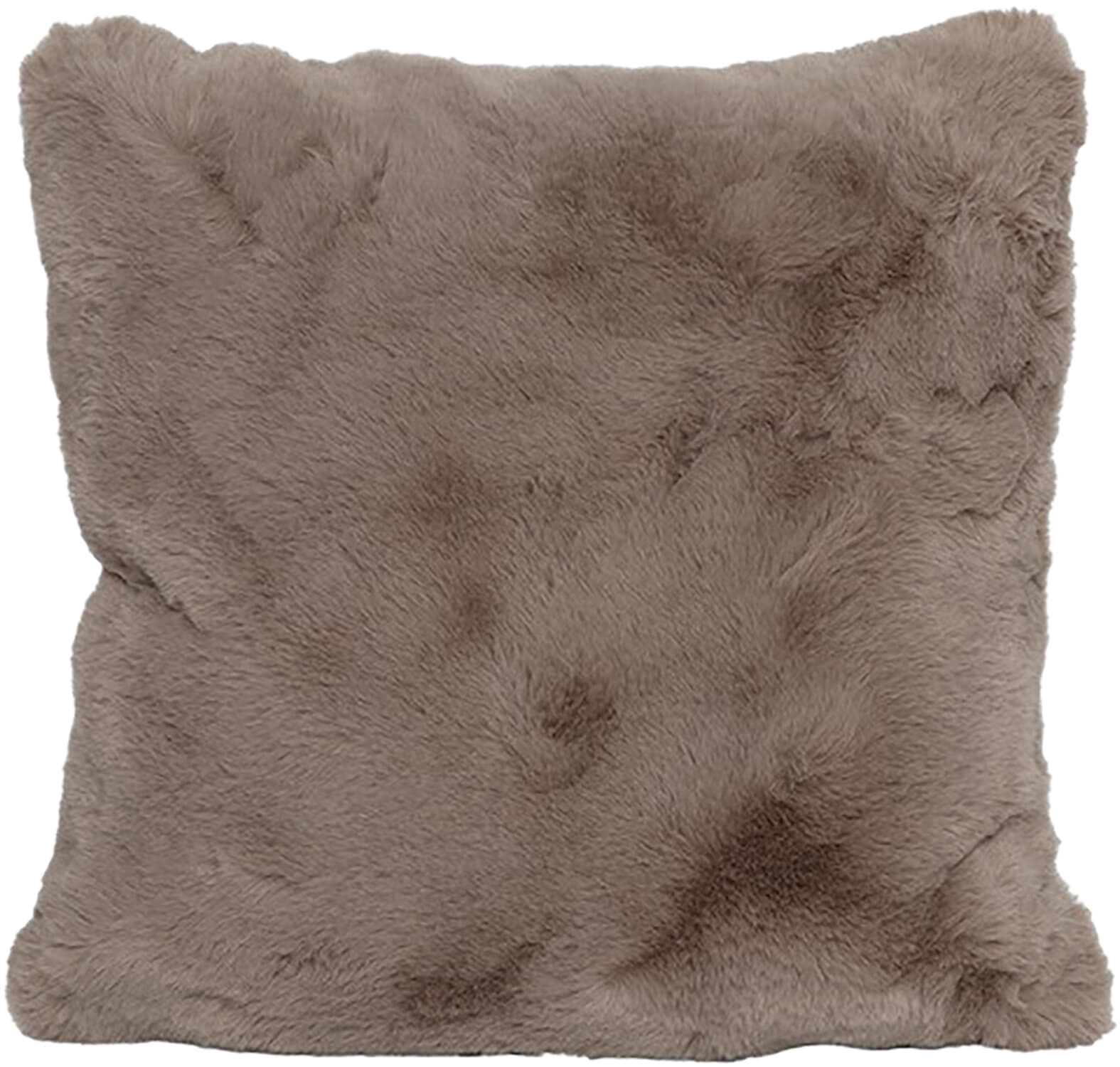 Bomont Collection Kussen Imitatiebont Cosy Blanca grijs 45x45x12CM Grijs