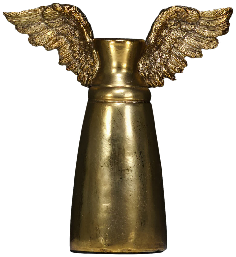 Bomont Collection Kandelaar Vleugels Isaac S 19 x 8 x 20,5 Cm Goud