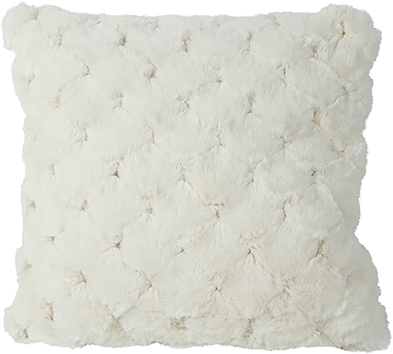 Bomont Collection Kussen Imitatiebont vk Cosy Jule wit 45x45x12CM Wit