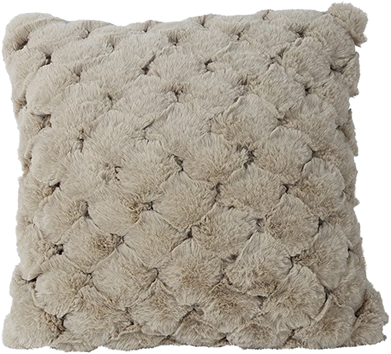 Bomont Collection Kussen Imitatiebont vk Cosy Jule beige 45x45x12CM Beige
