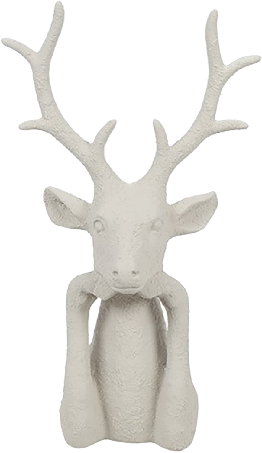 Bomont Collection Ornament Hert Zen S 11,5 x 8 x 20,5 Cm Crème