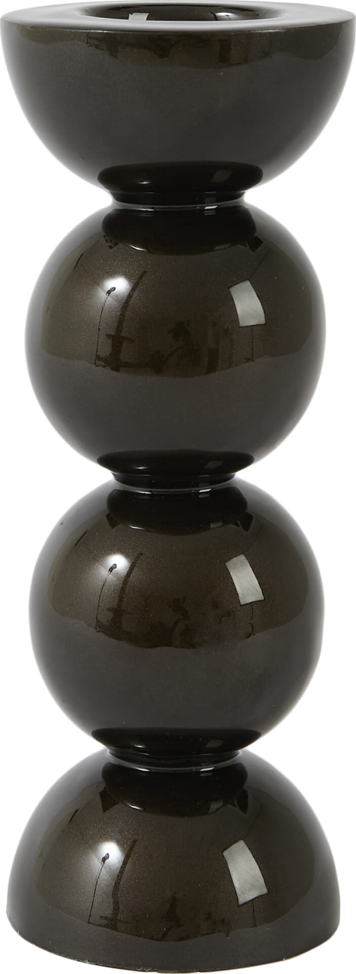 Bomont Collection Kaarshouder Nyons shiny Ø 7,5 x 20,5 cm  Bruin