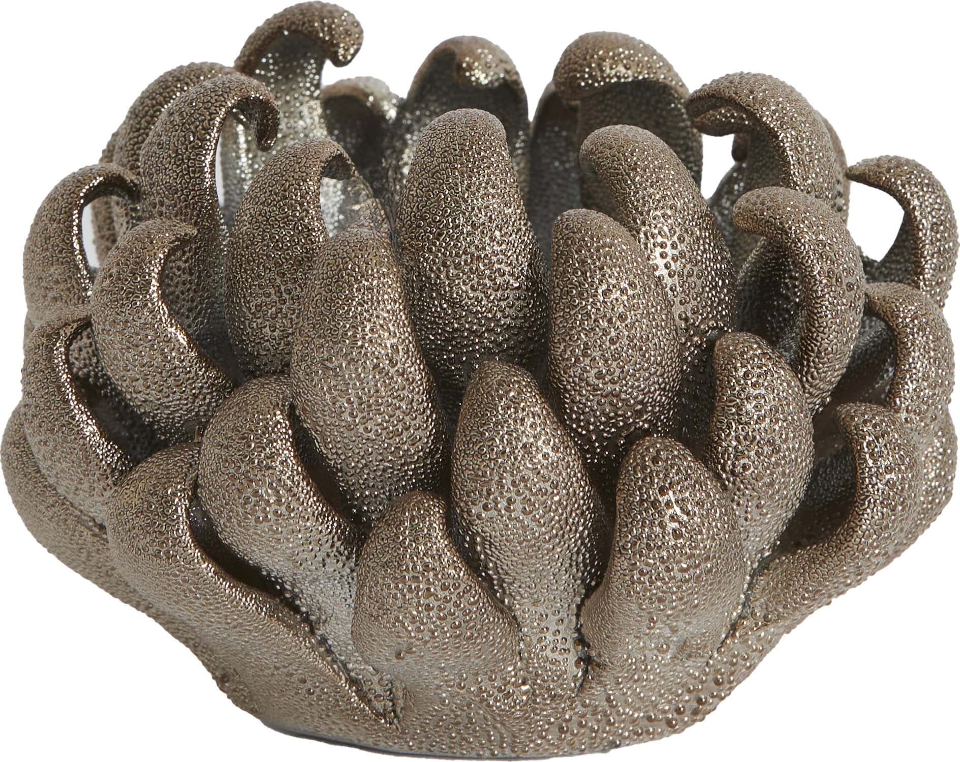 Bomont Collection Kaarsenhouders Serina Ø10,5x7,5 cm Bruin