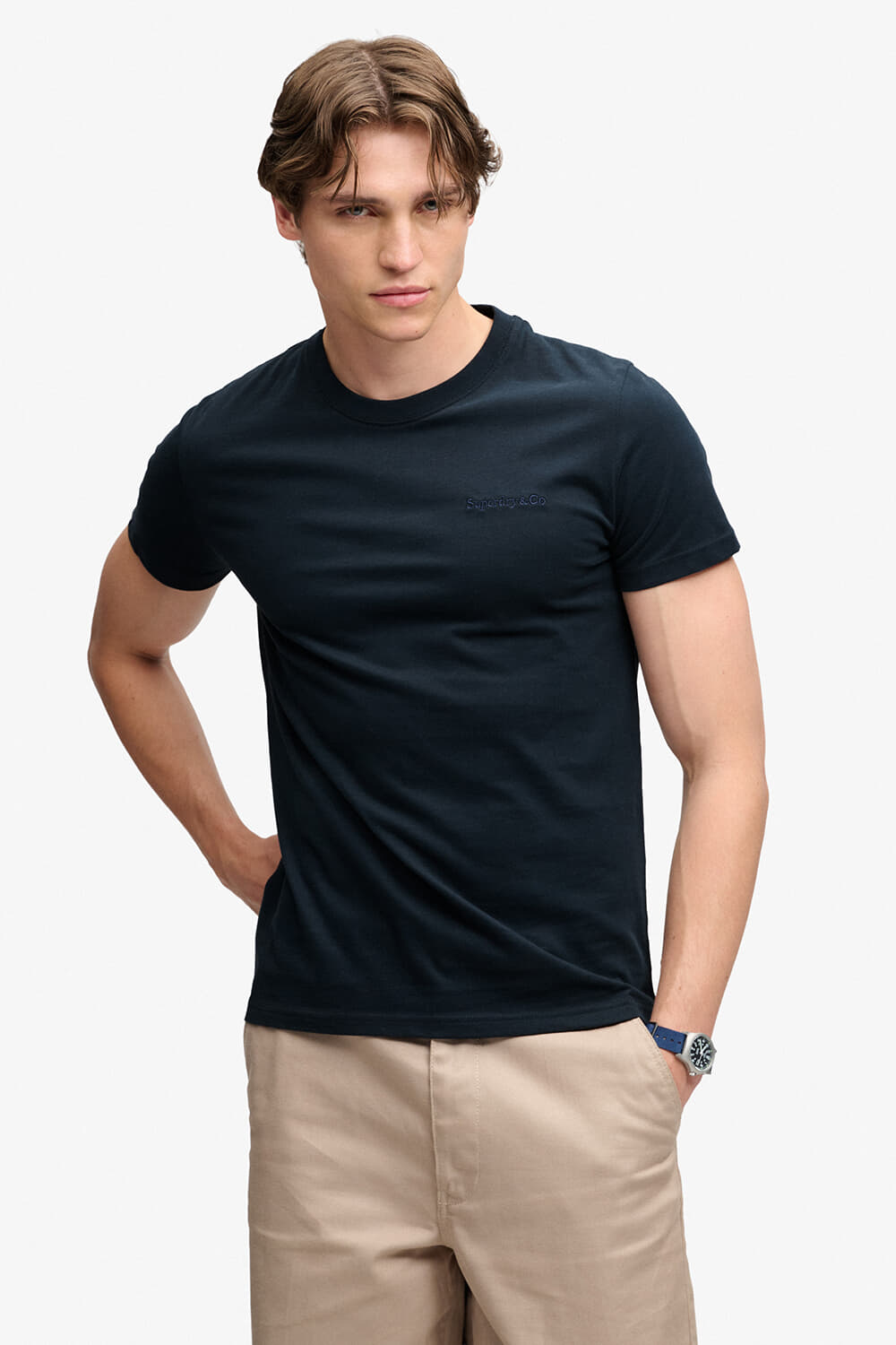 Superdry & Co T-shirt Essential Company Logo  Navy