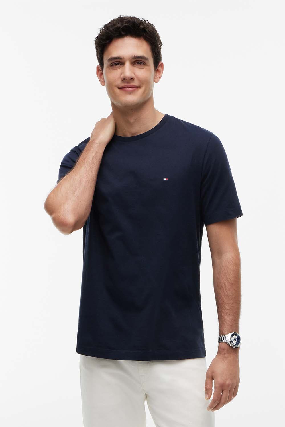 Tommy Hilfiger t-shirt essential reg fit solid tee Navy