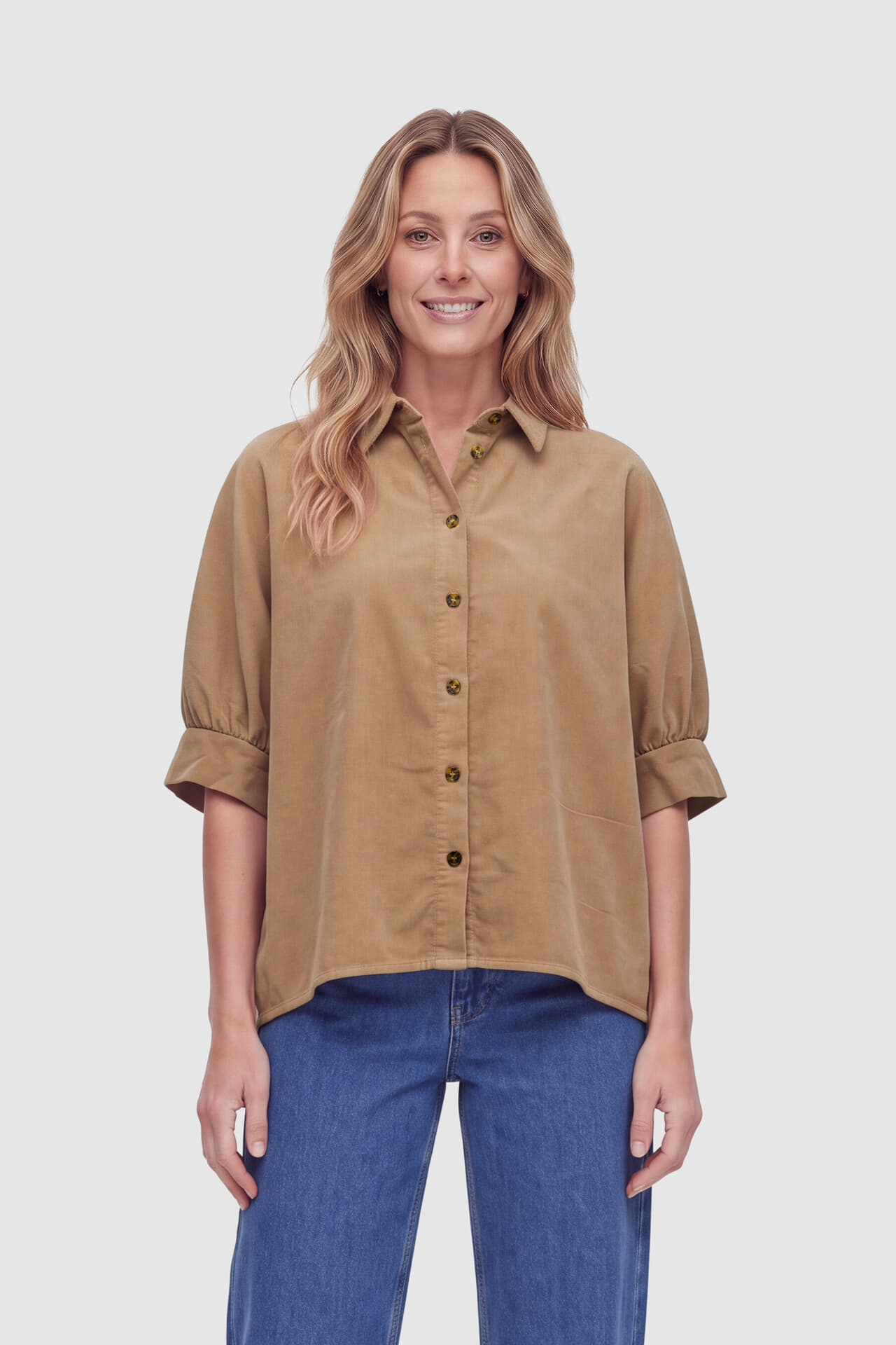 Tooday Blouse Dove Bruin