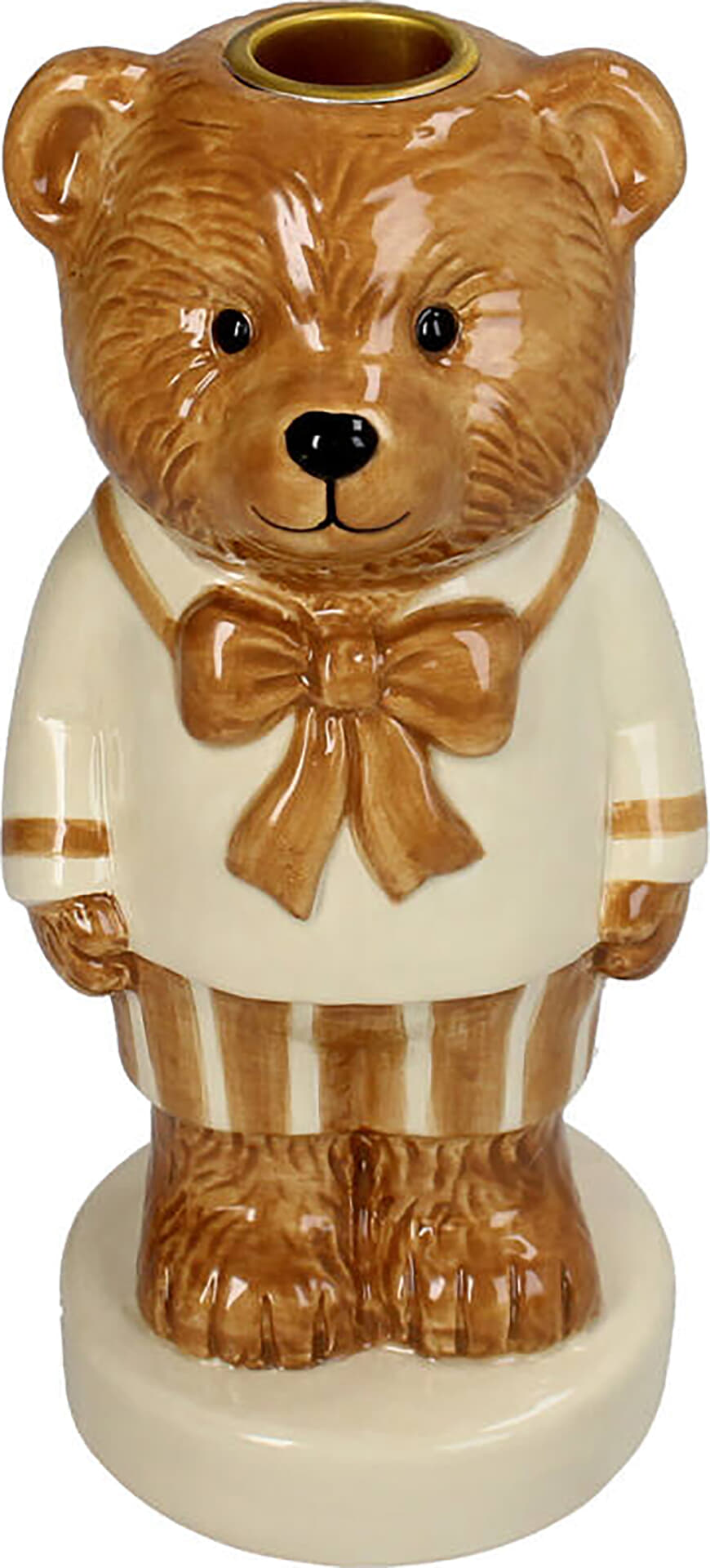 Bomont Collection Kandelaar Bear 8.5 x 8 x 19 cm Bruin