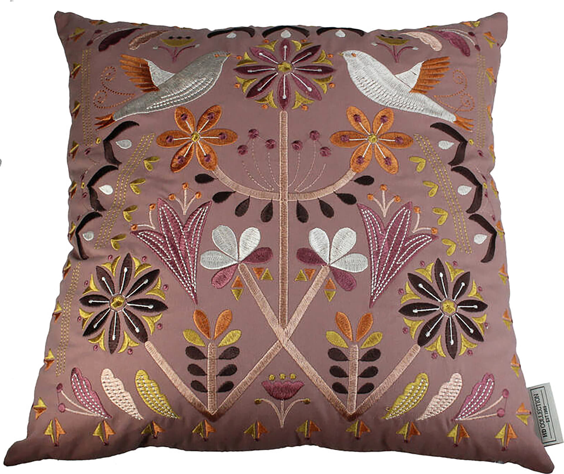 Bomont Collection Kussen Bird Cotton Multi 45x45cm Multi