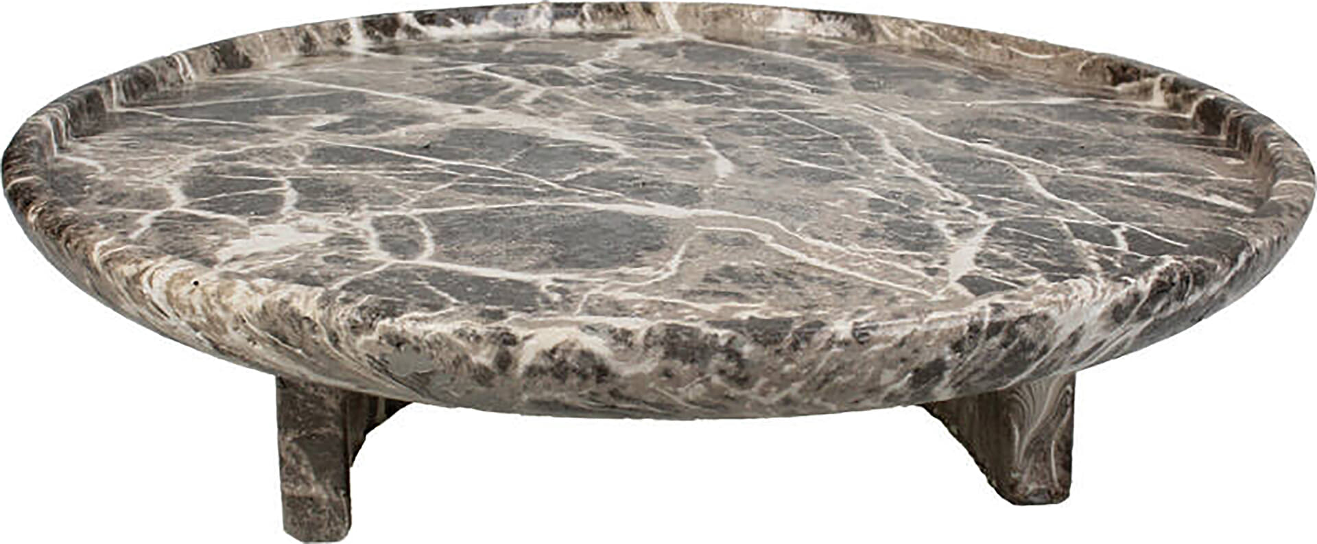 Bomont Collection Dienblad Marmer 28.5 x 28.5 x 8 cm Bruin