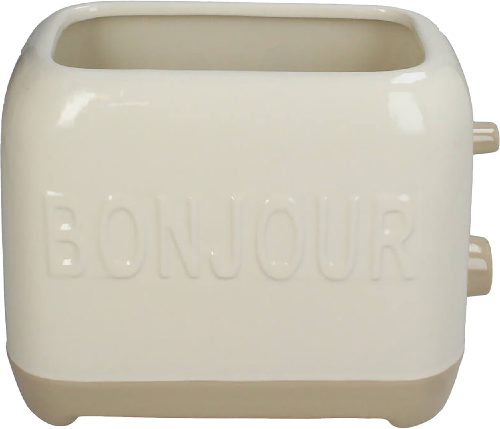 Bomont Collection Planter Toaster Fine Earthenware Ivory 22.6x13x17c Wit