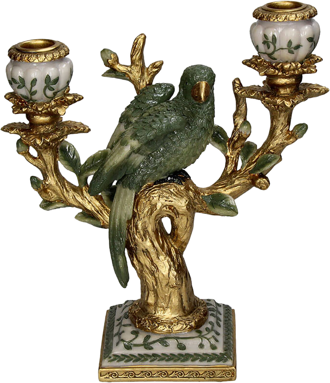 Bomont Collection Kaarsenhouder Bird 23 x 10 x 25.5 cm Groen