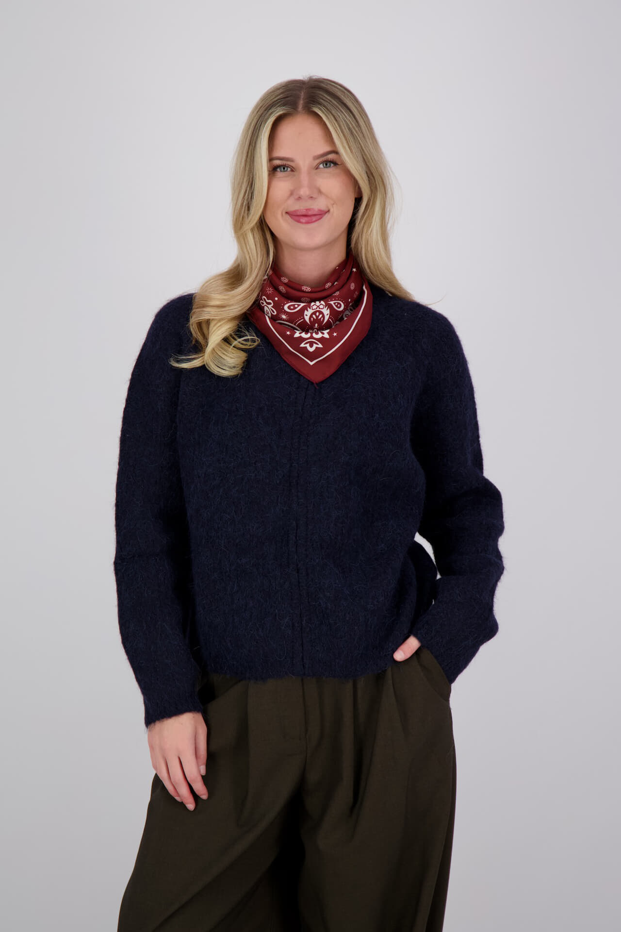 Zo Sjaal Bordeaux Rood