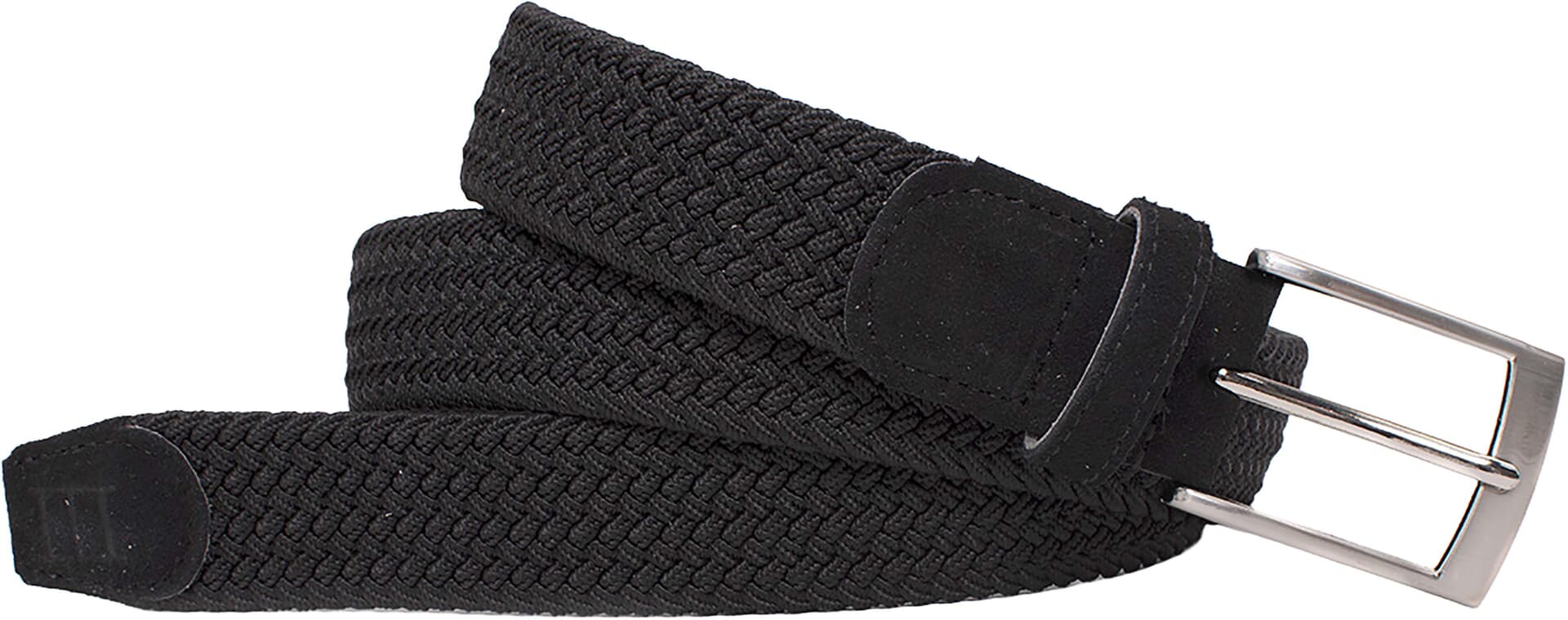 Tresanti Elastische Riem Zeth met Suede Zwart