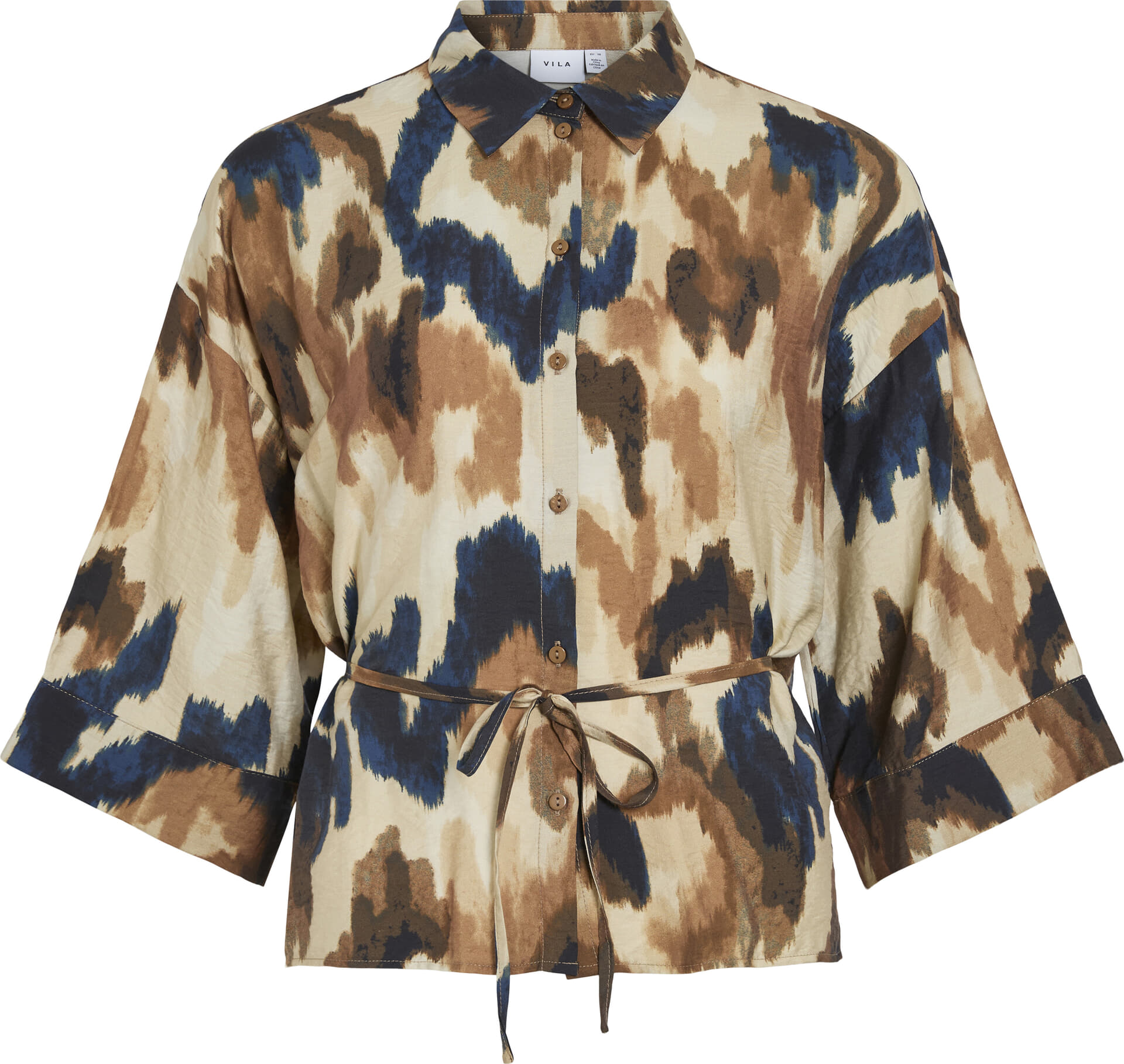 Vila Blouse Rano Eva 3/4 Mouw Multi