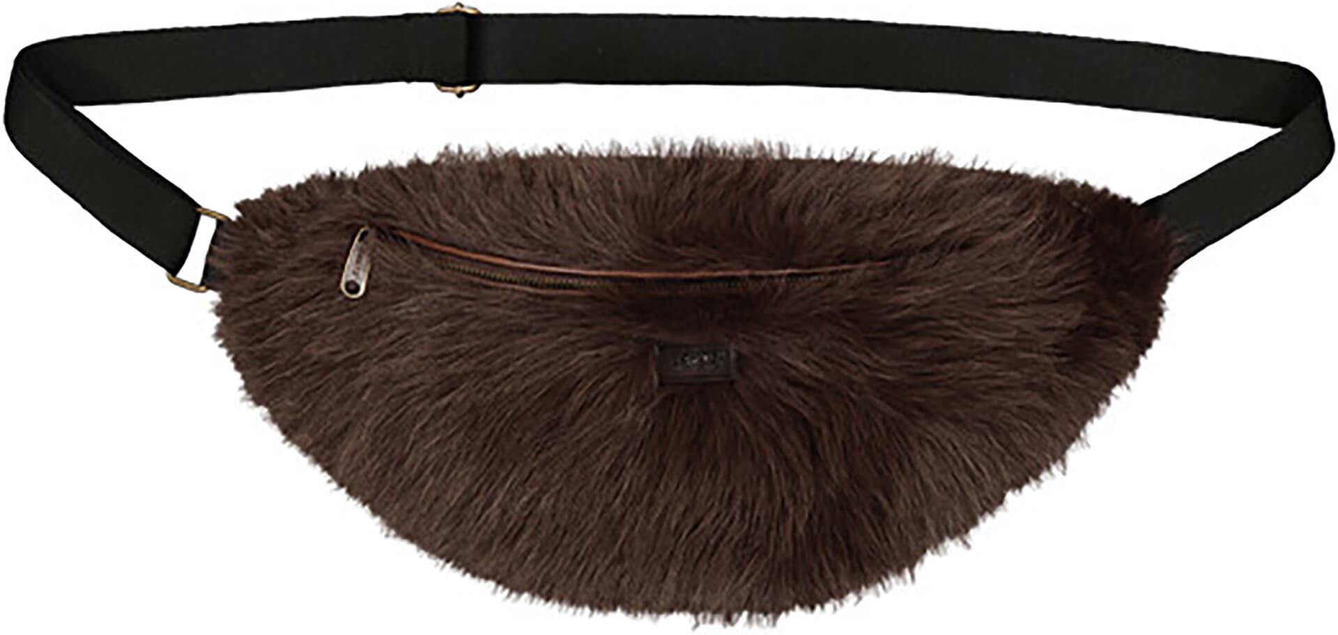 Barts Heuptas Malinna Faux fur Donker Bruin