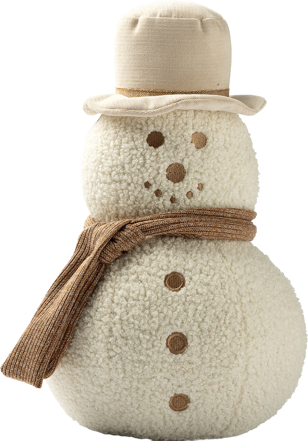 Dutch Decor Kussen Snowman 37 x 21,5 x 21 cm Wit