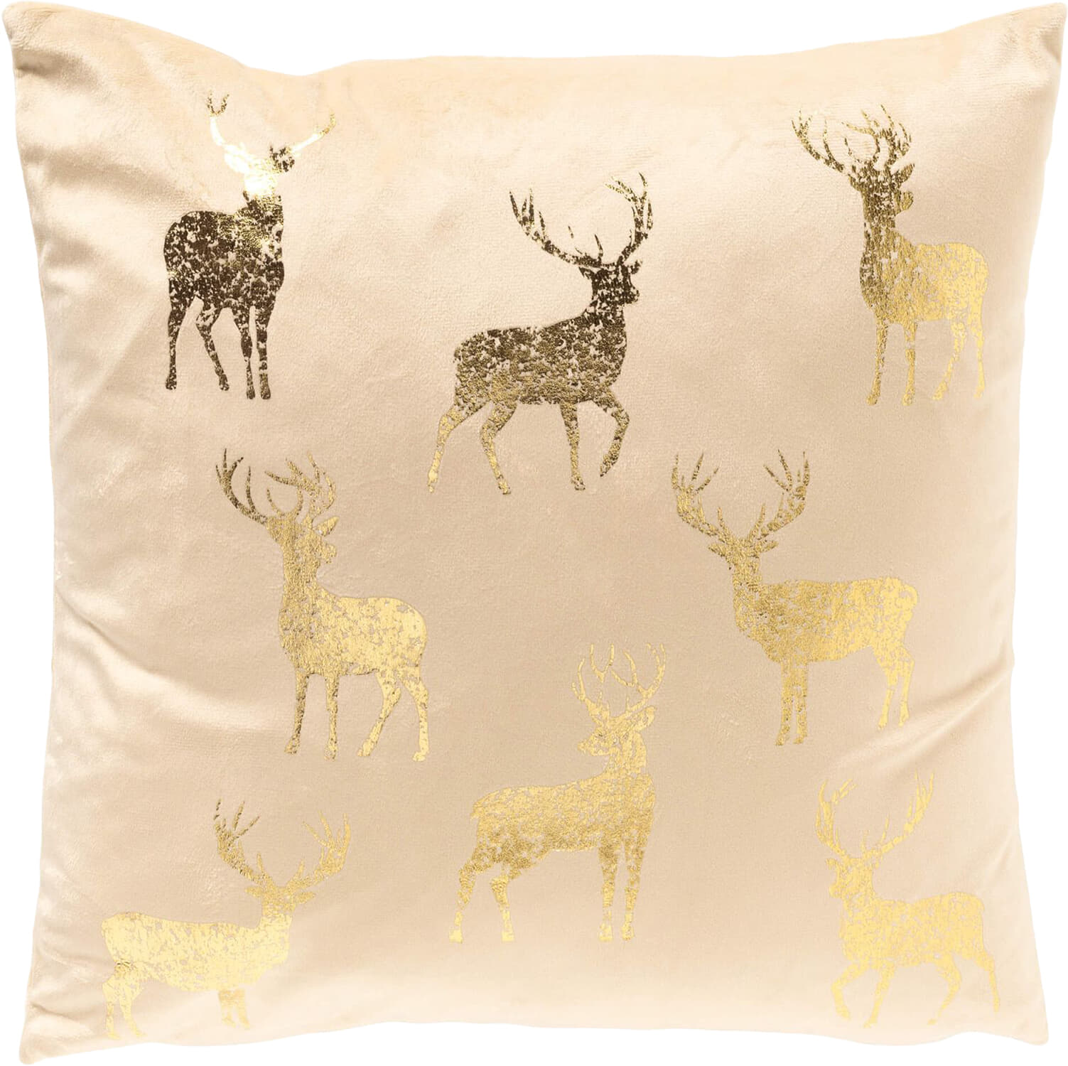 Dutch Decor Kussen Nordic Reindeer 45x45 cm Brazillian Sand Kaki