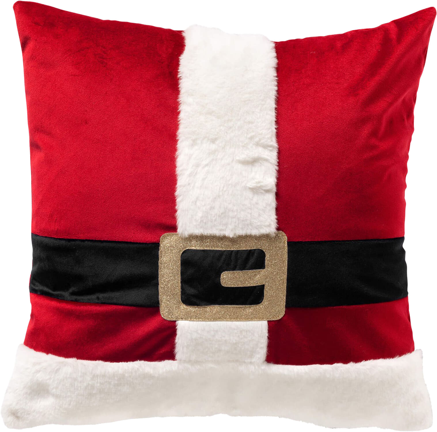 Dutch Decor Kussen Santa Belly 45 x 45 cm Rood