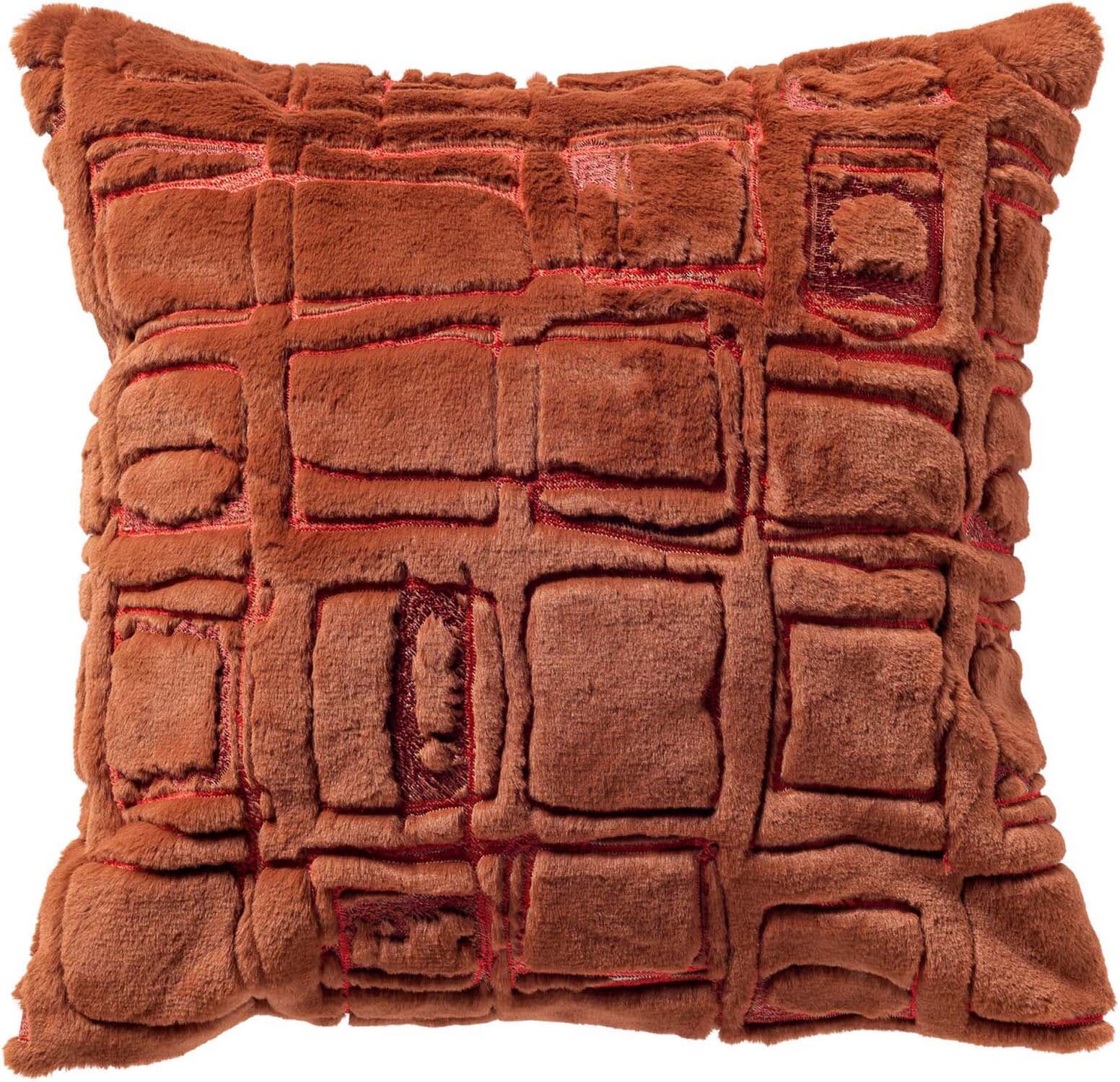 Dutch Decor Kussen Doron 45x45 cm  Bruin