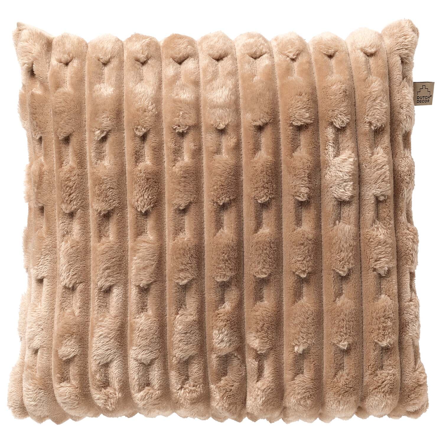Dutch Decor Kussen Luca 45x45 cm  Taupe