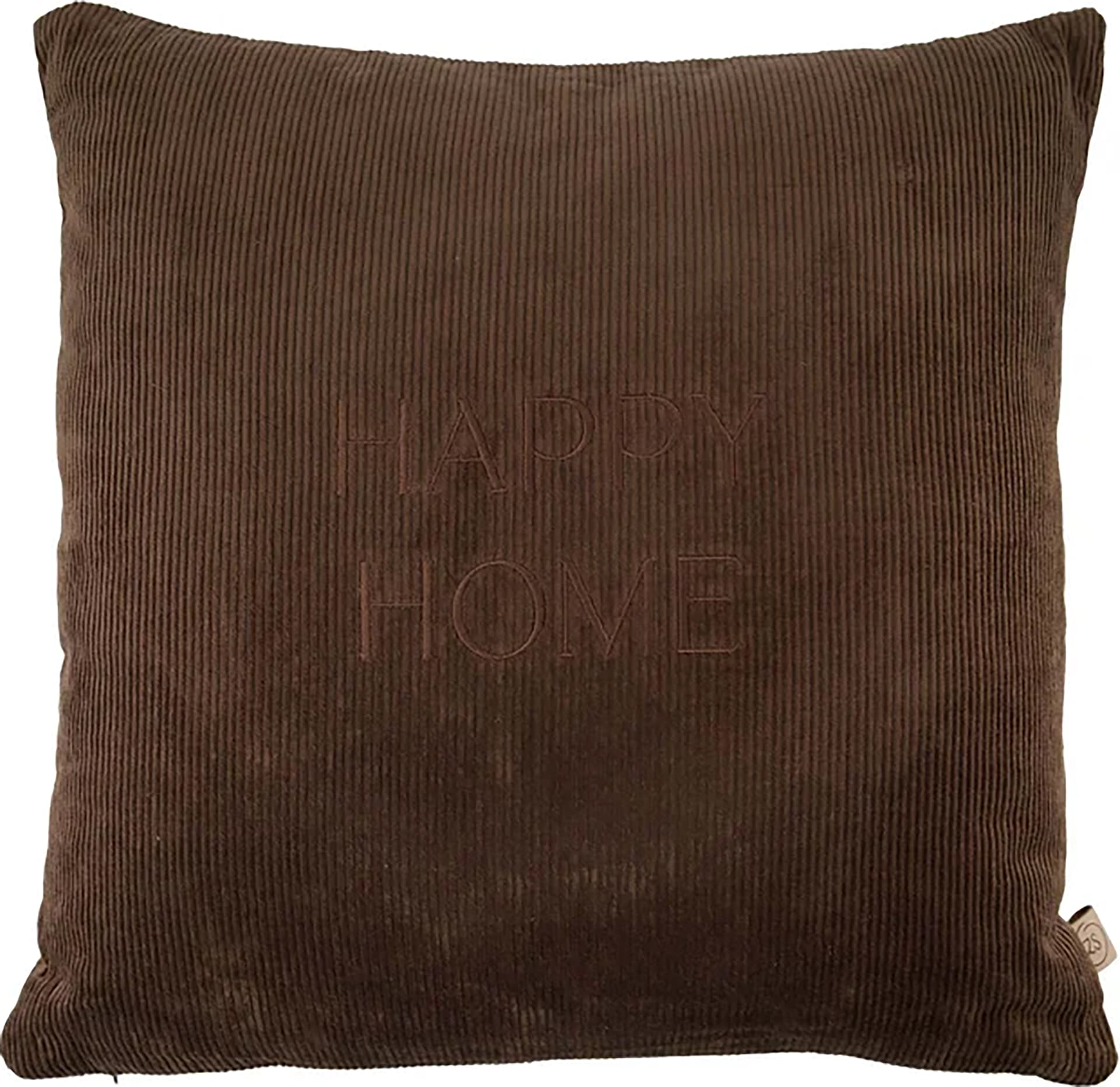 Zusss Kussen happy home 45x45cm Bruin